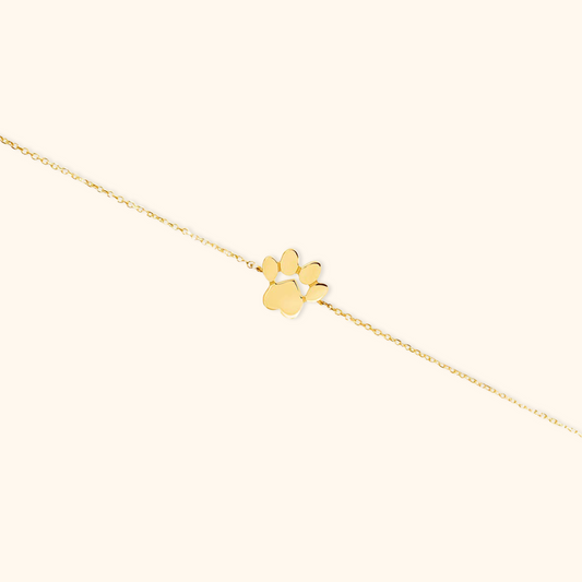 Customizable Paw Print Bracelet