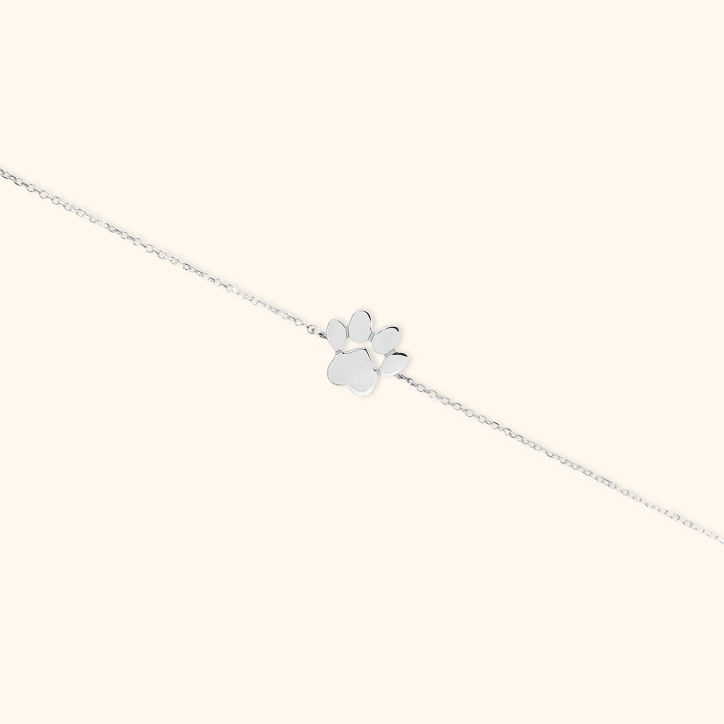 Customizable Paw Print Bracelet