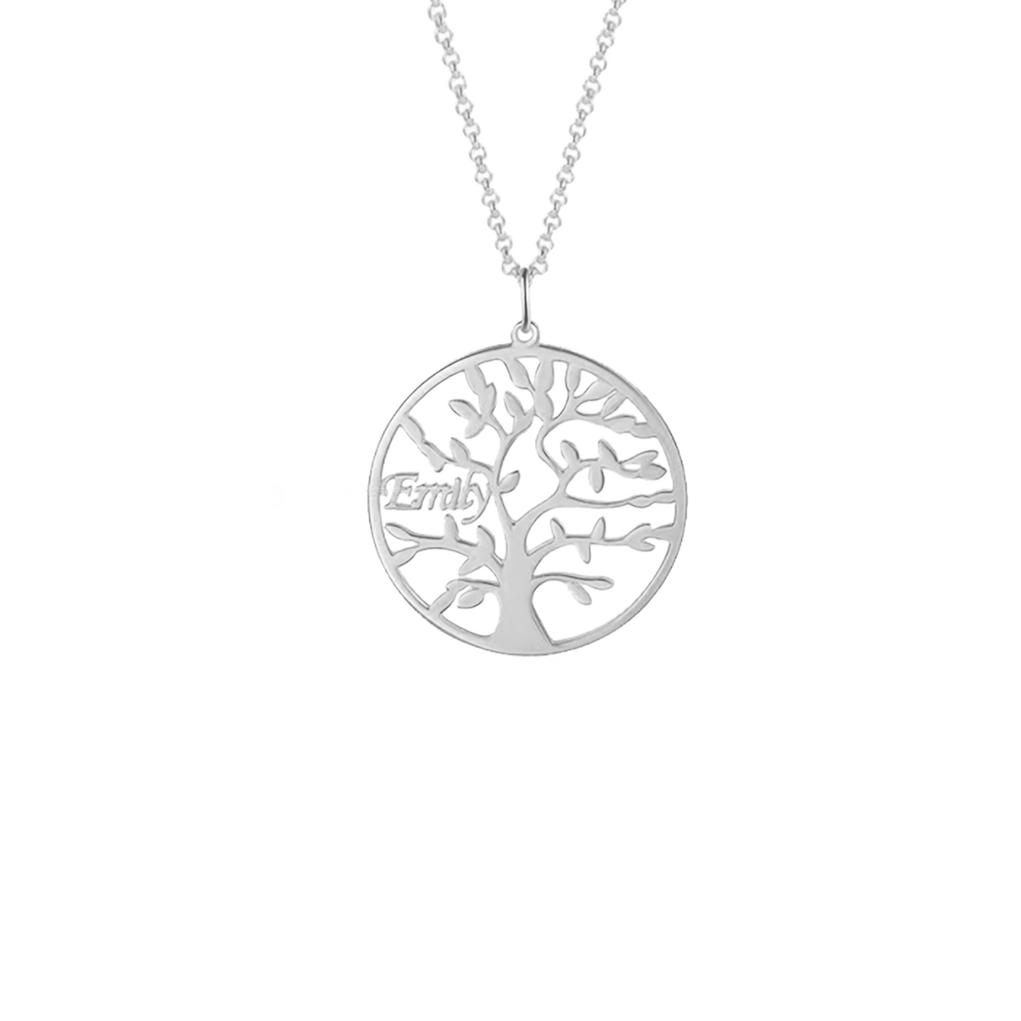 Customizable Family Tree Necklace with 1–9 Names