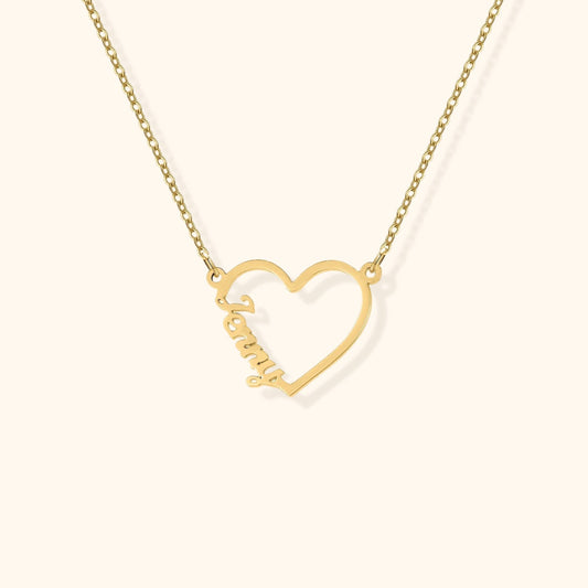 Personalized Heart Name Necklace