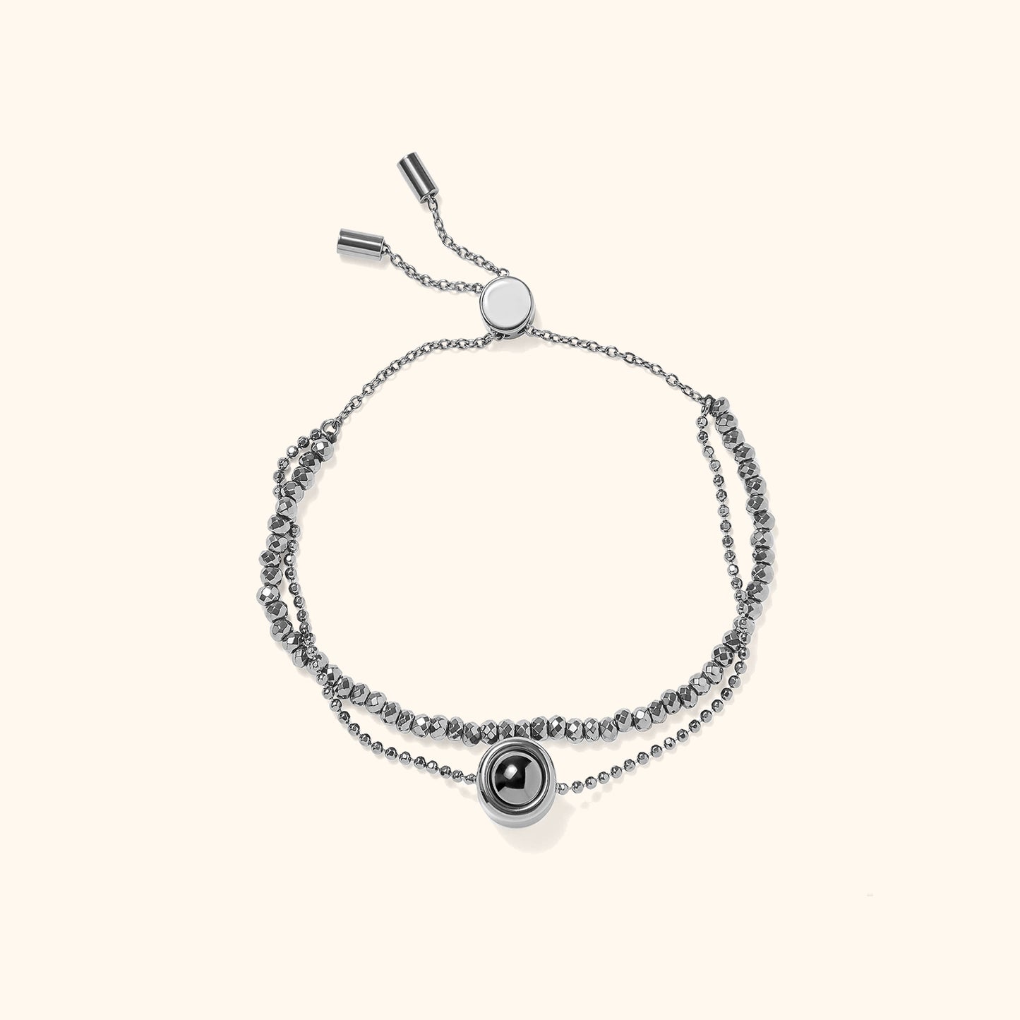 Personalized Crystal Projection Bracelet