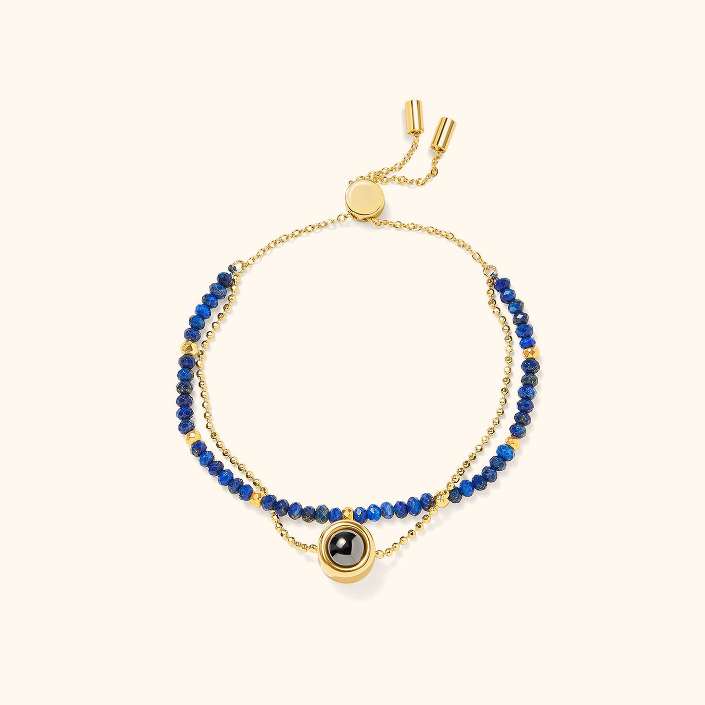 Personalized Crystal Projection Bracelet