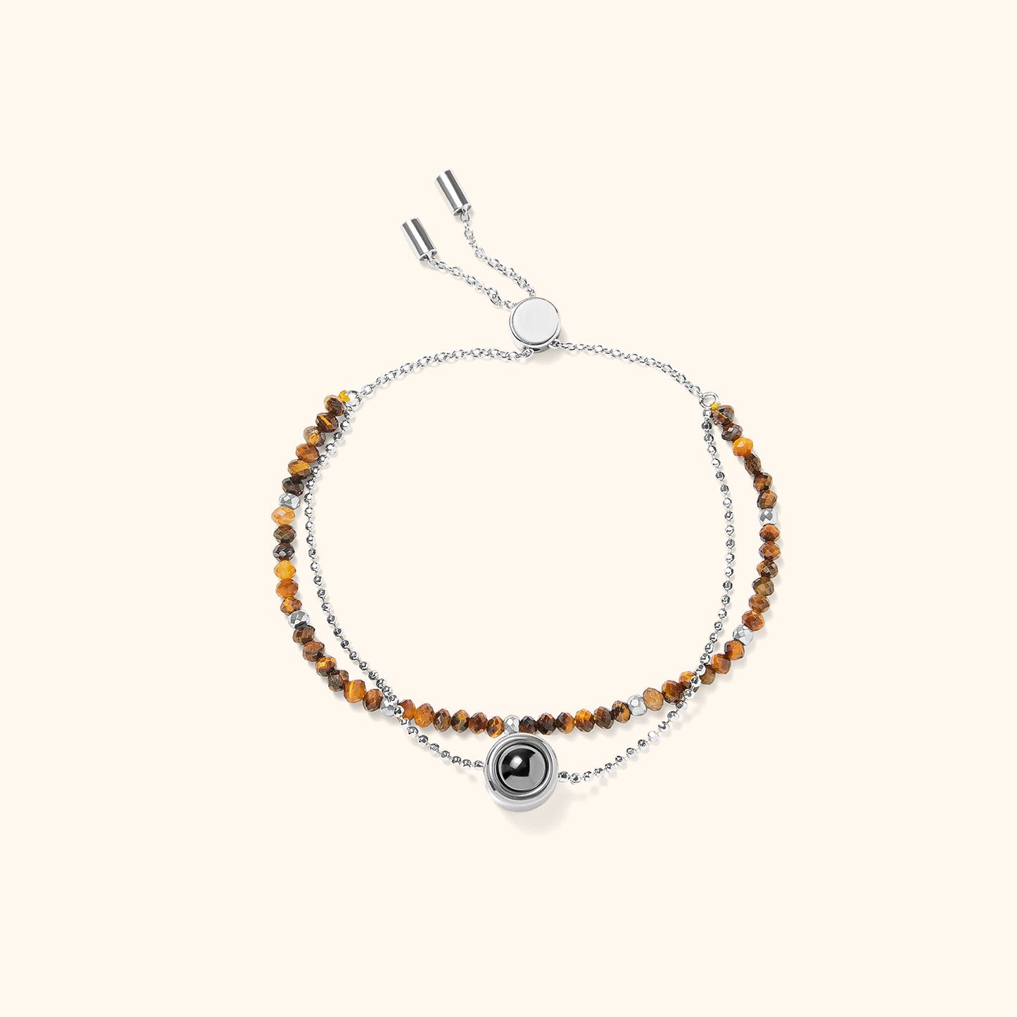 Personalized Crystal Projection Bracelet