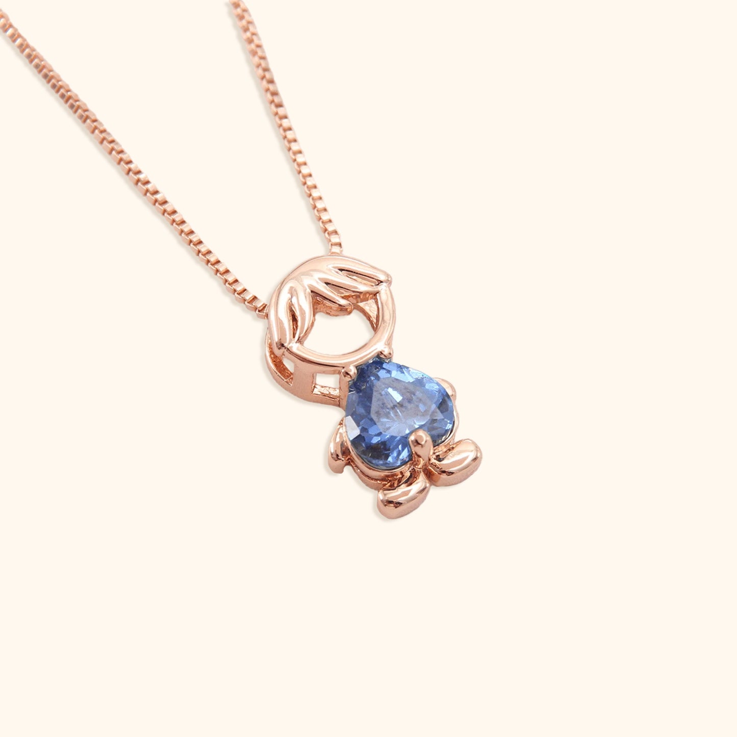 Classic Girl & Boy Birthstone Necklace