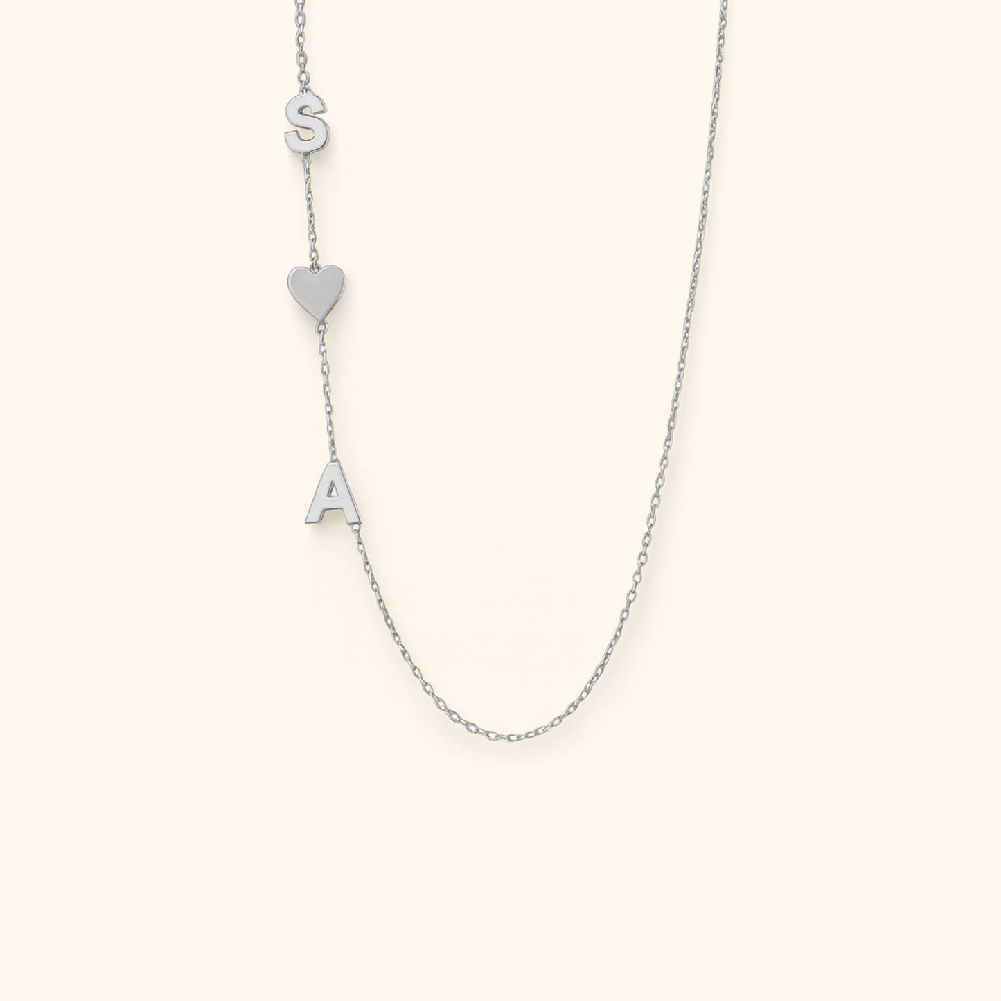 Custom Letter Initial Necklace