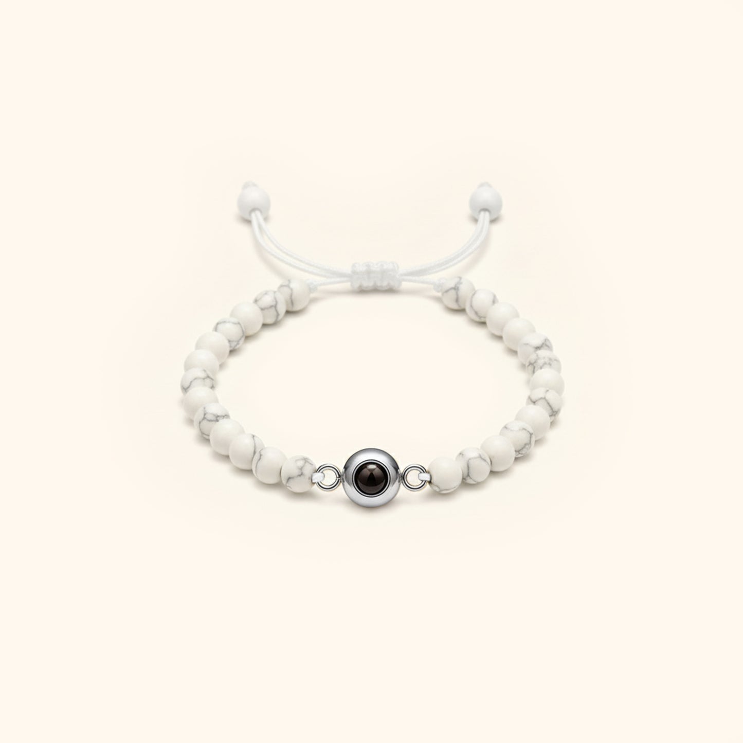 Elegant Pearl Photo Bracelet