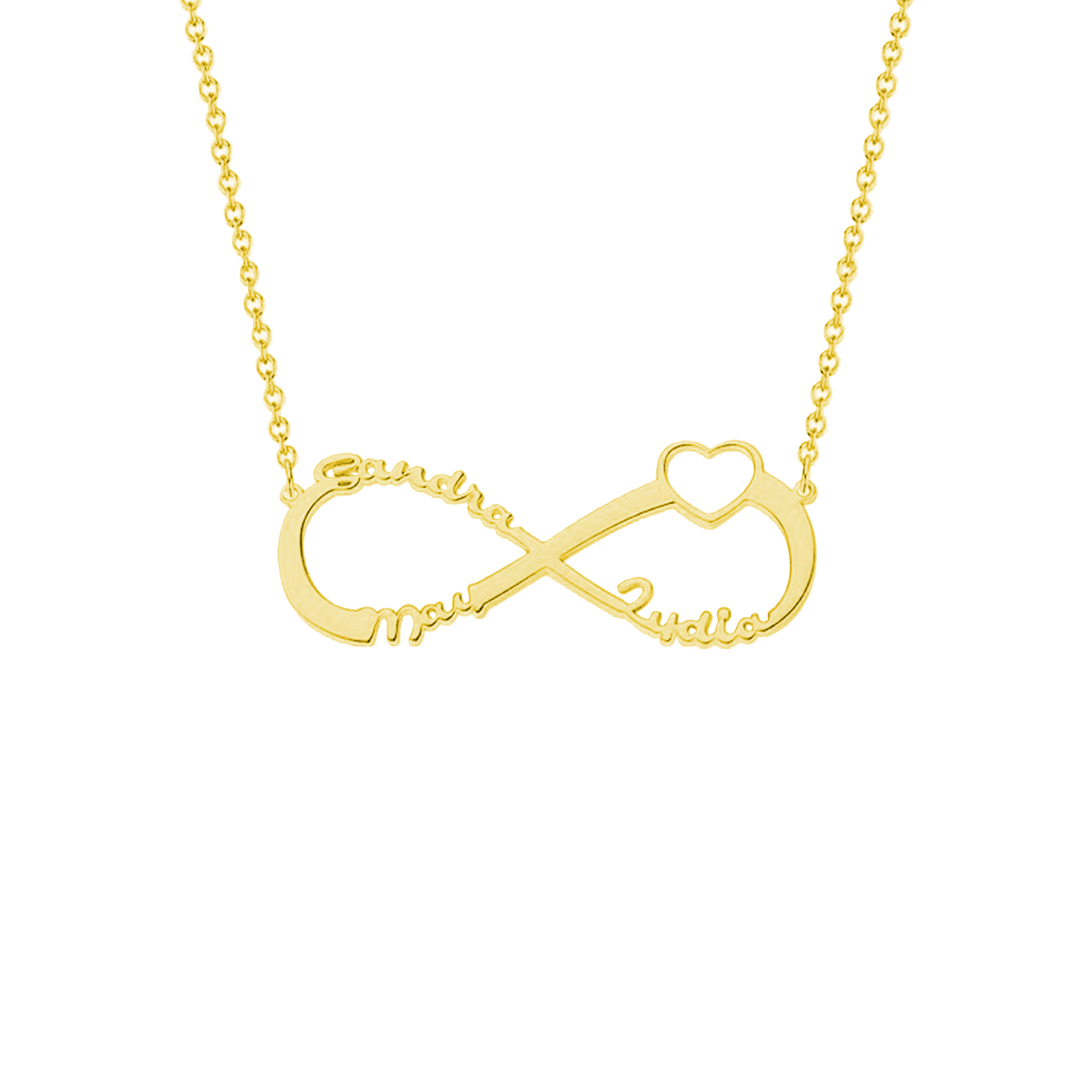 Eternity Love Name Necklace