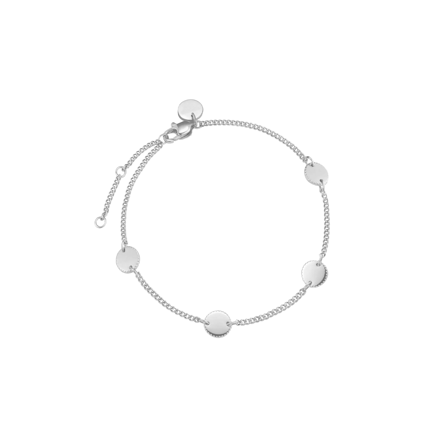 Personalized Engraved Coin Bracelet