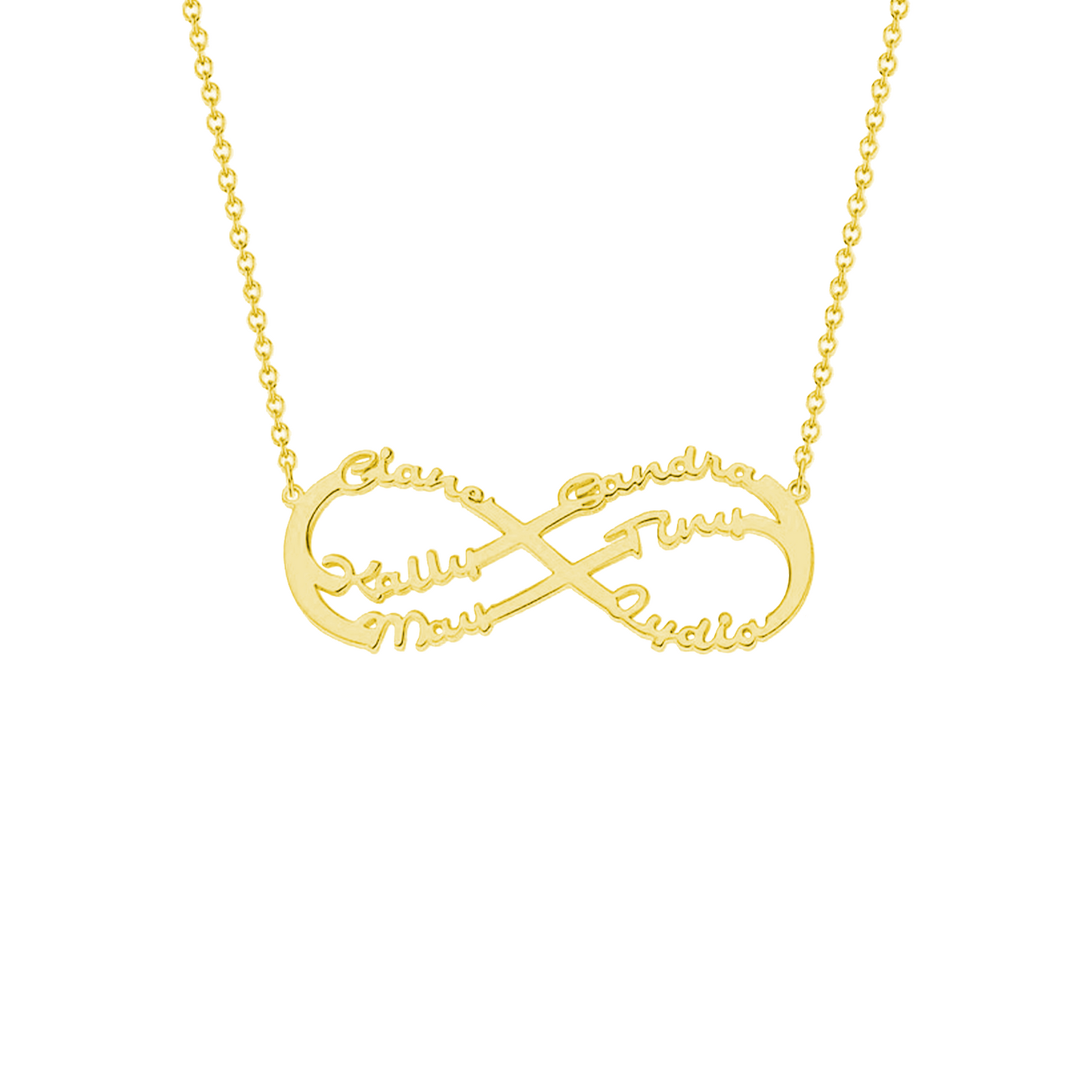Eternity Love Name Necklace