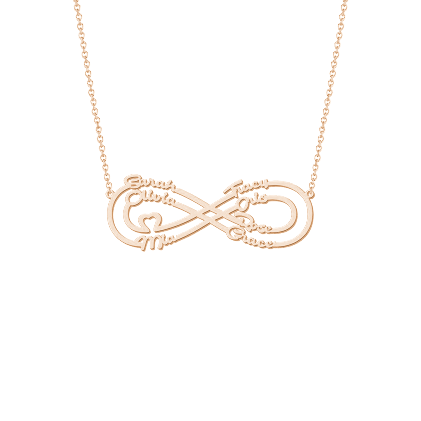 Eternity Love Name Necklace