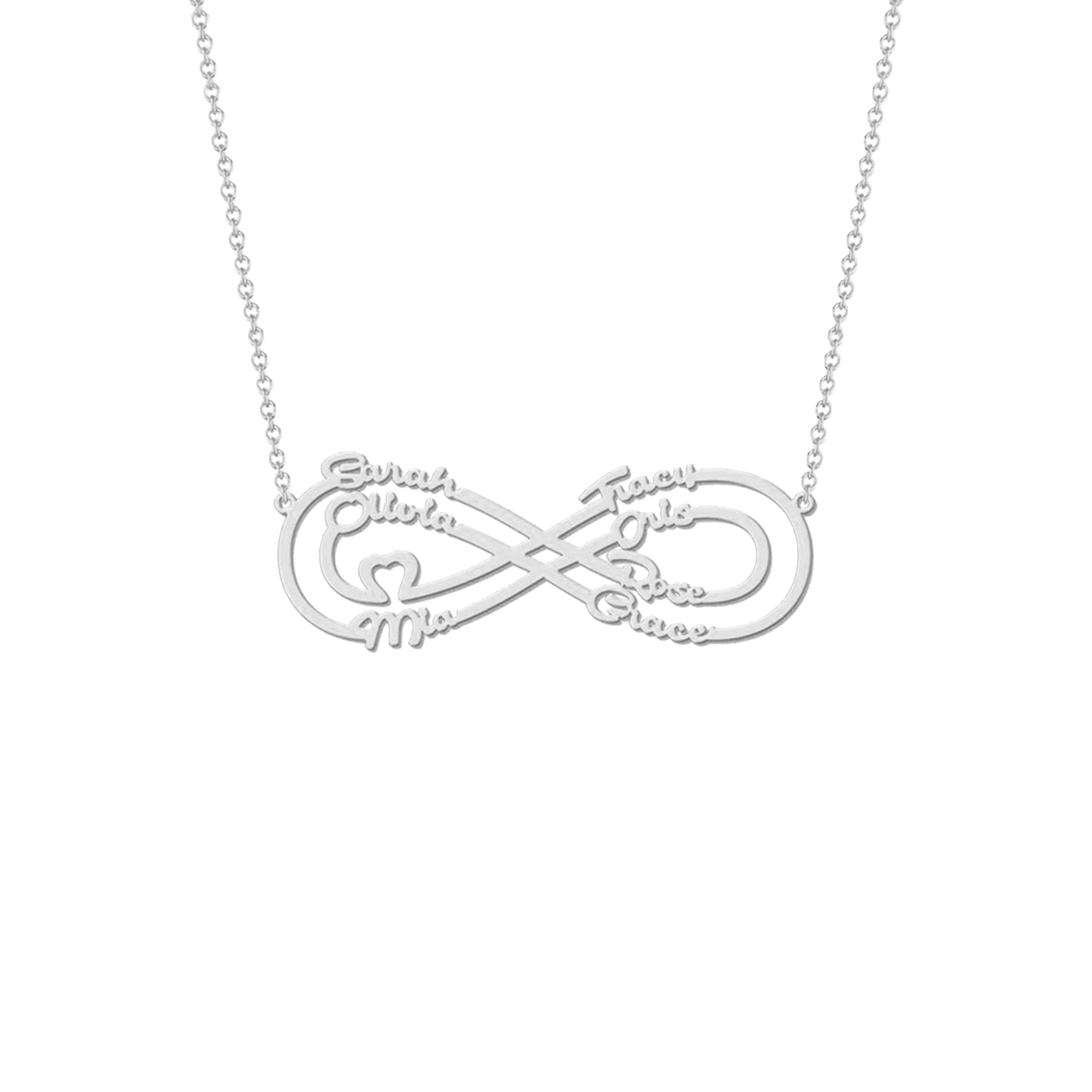 Eternity Love Name Necklace