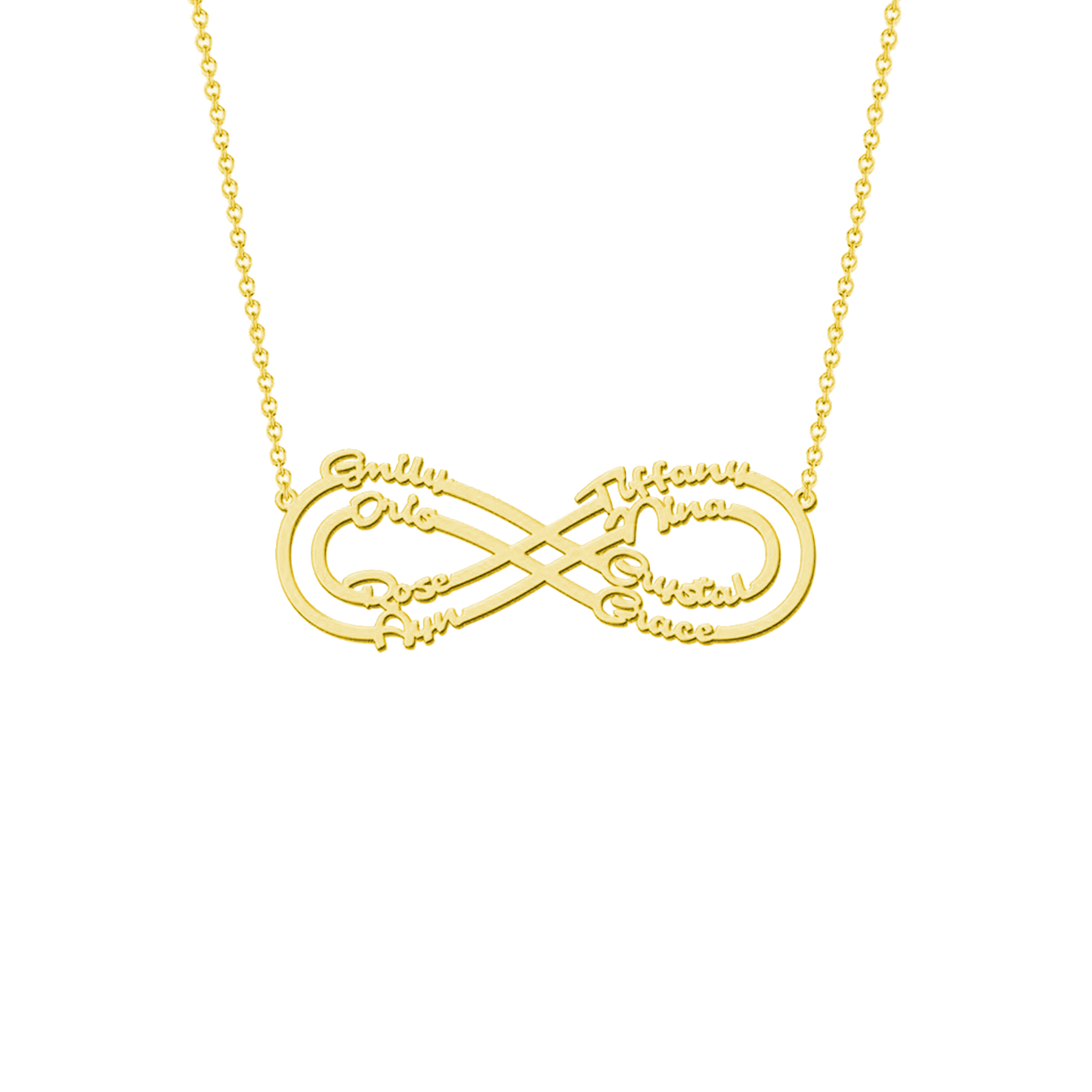 Eternity Love Name Necklace