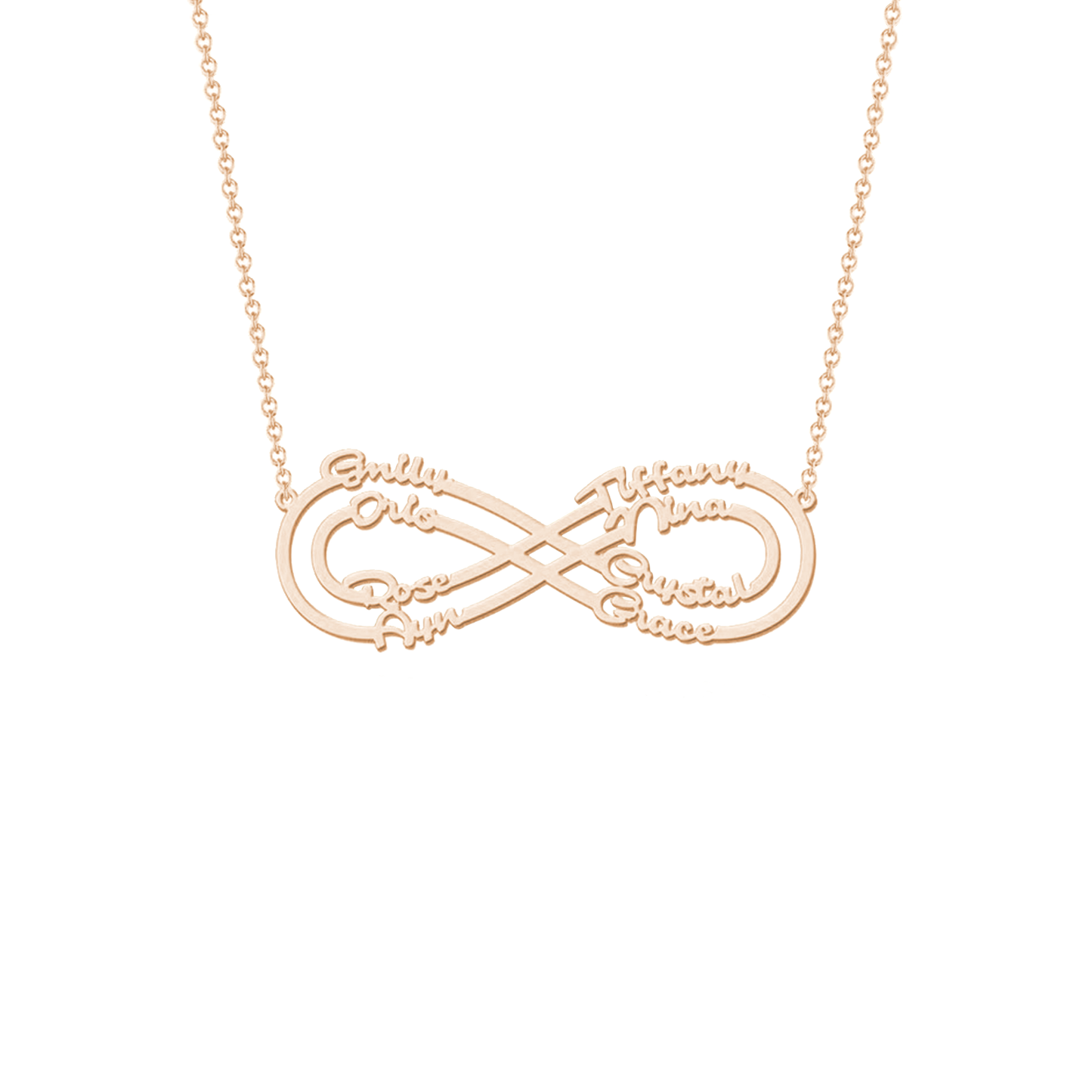 Eternity Love Name Necklace