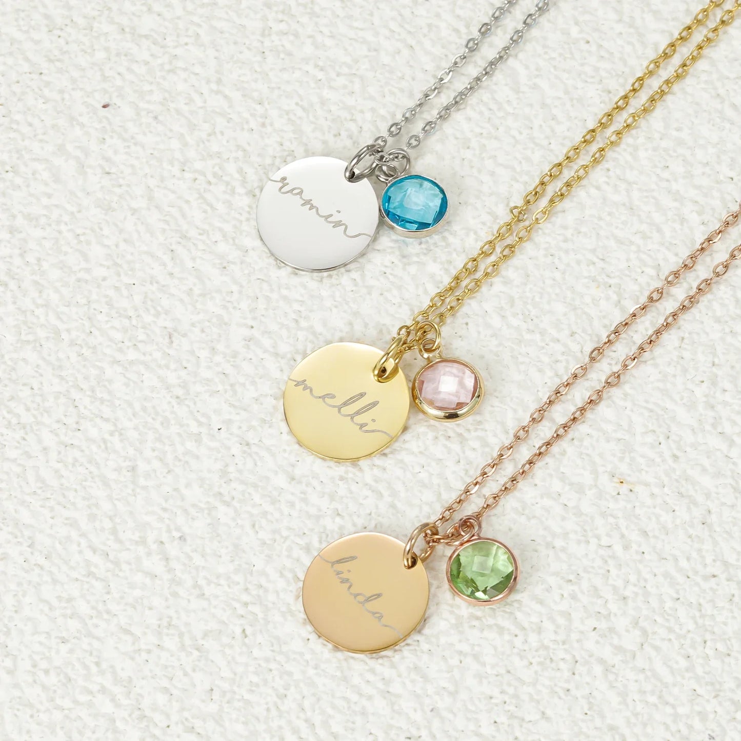 Custom Birthstone Necklace