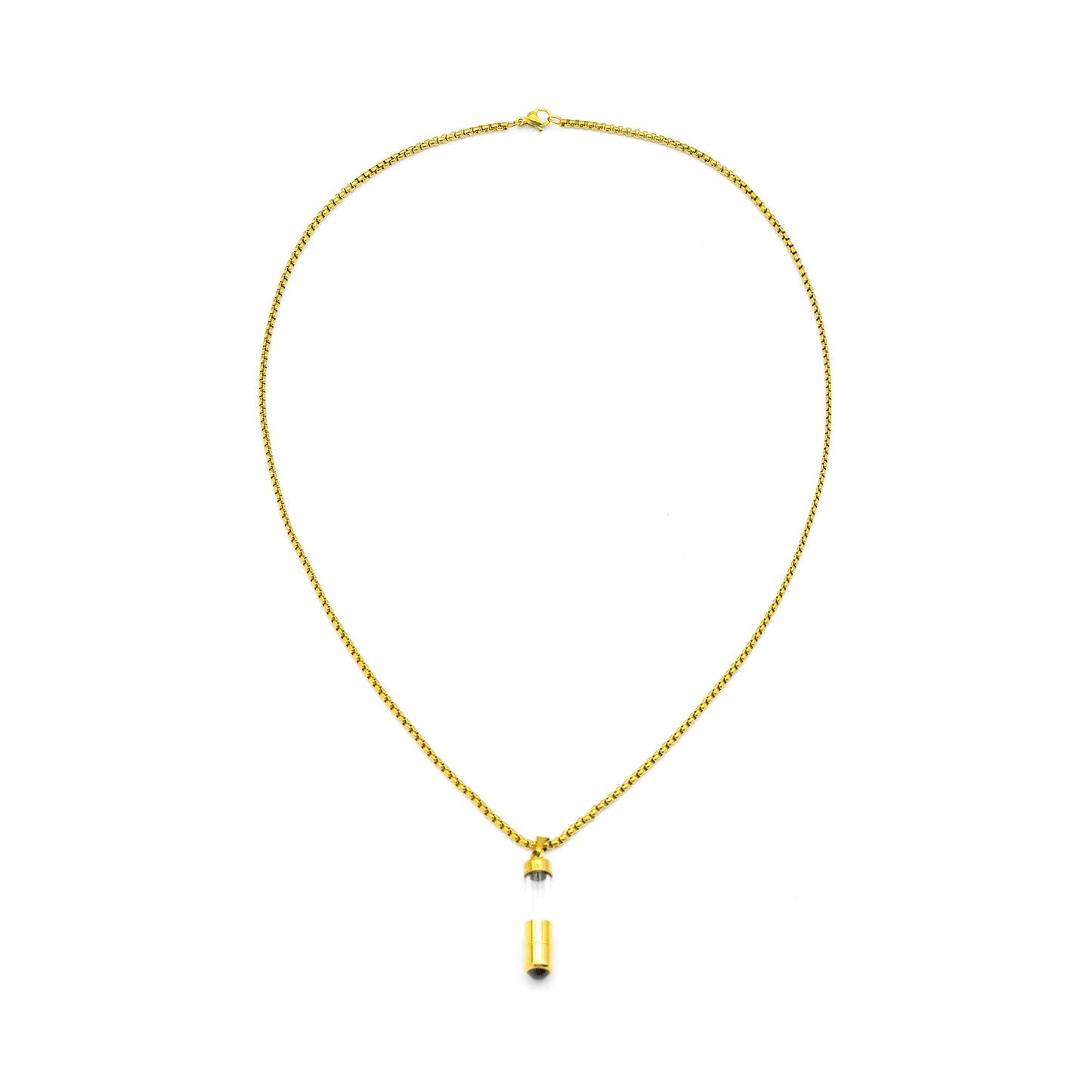 Memory Capsule Projection Necklace for Men