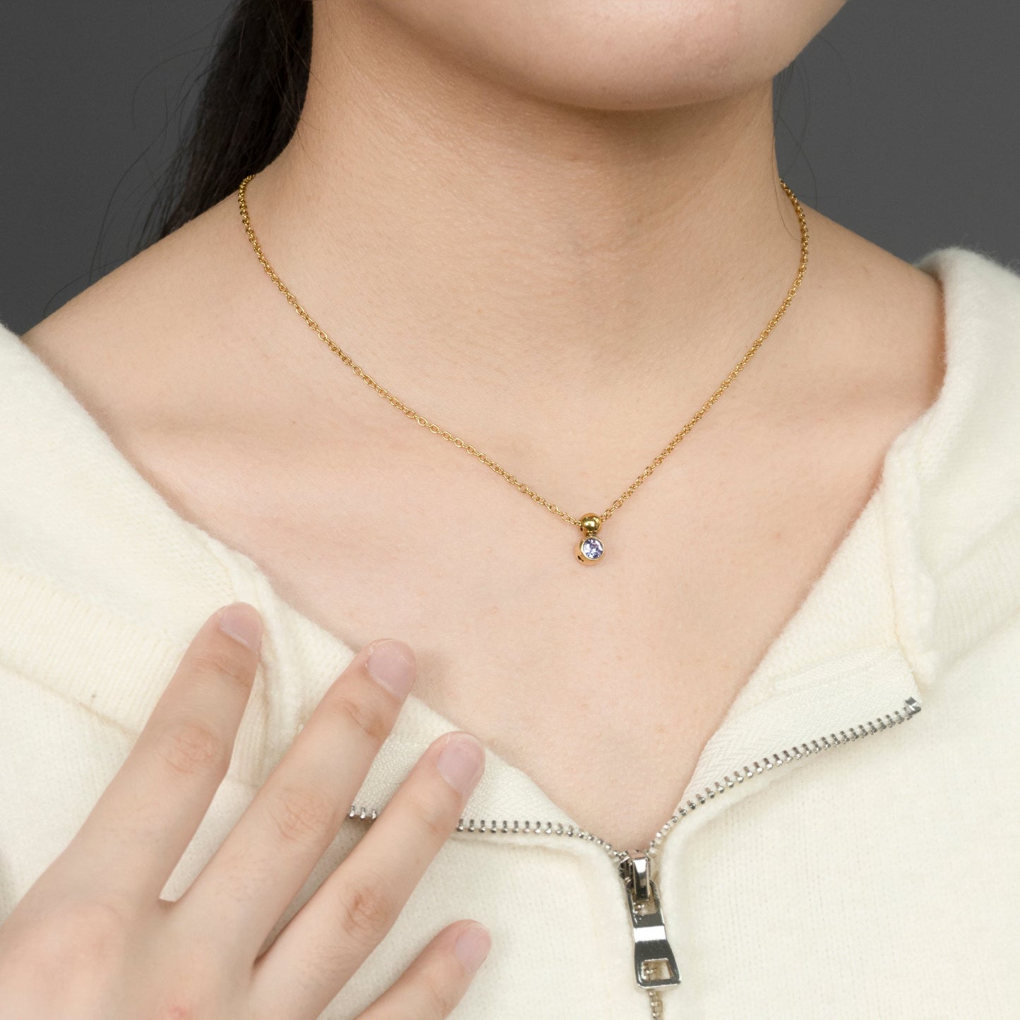 Personalized Birthstone Necklace