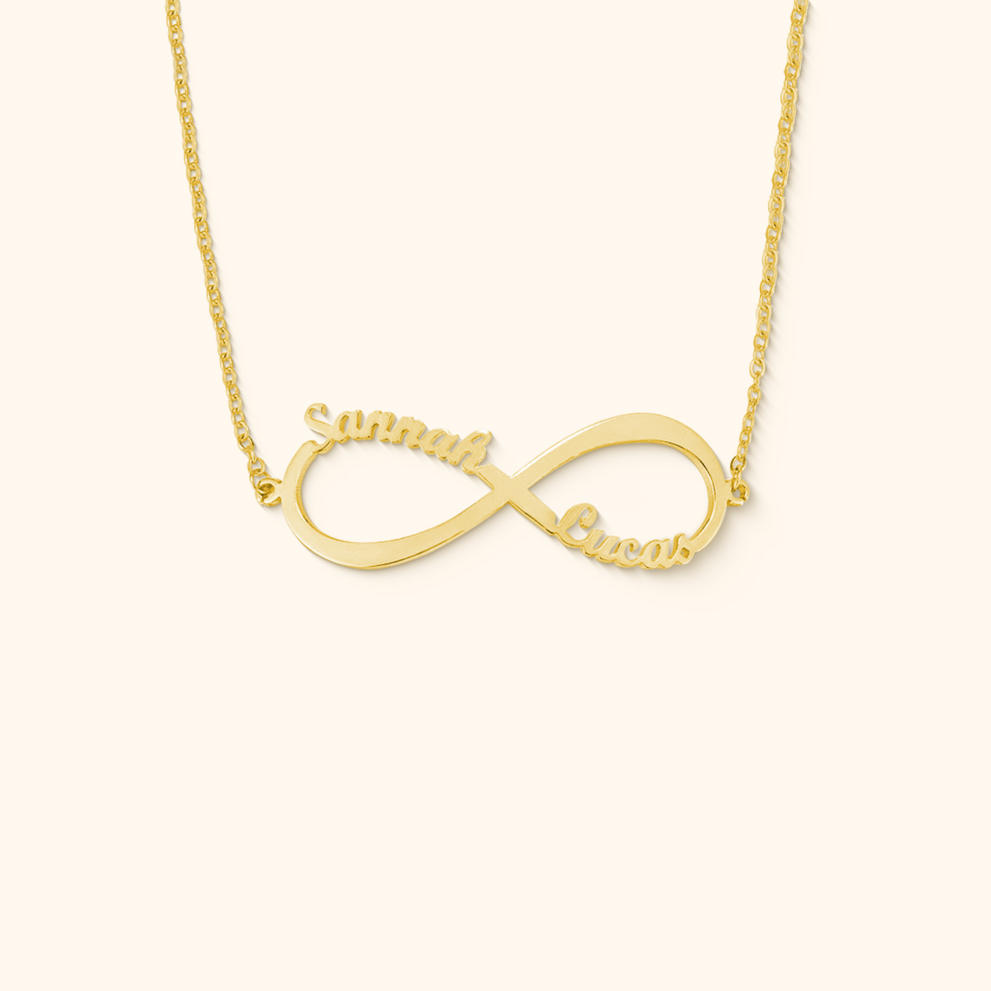 Eternity Love Name Necklace