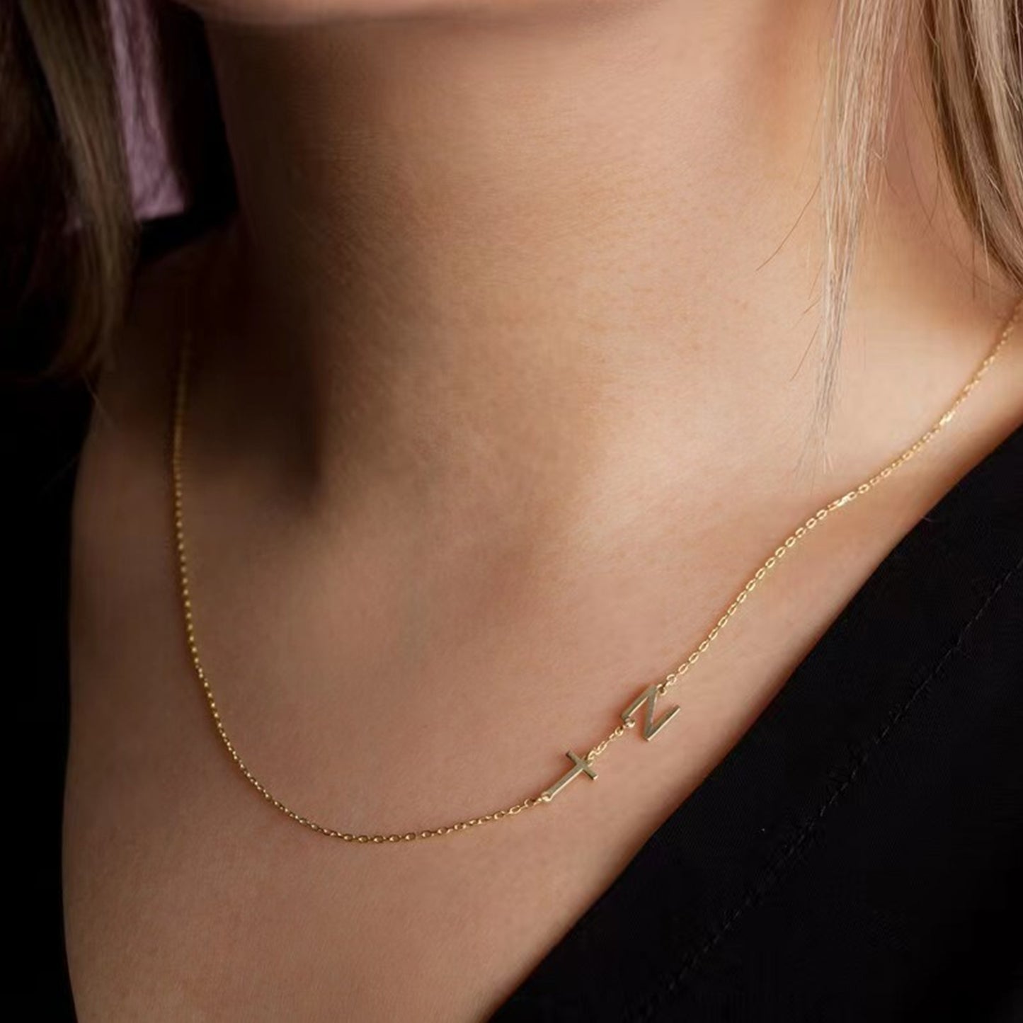 Custom Letter Initial Necklace