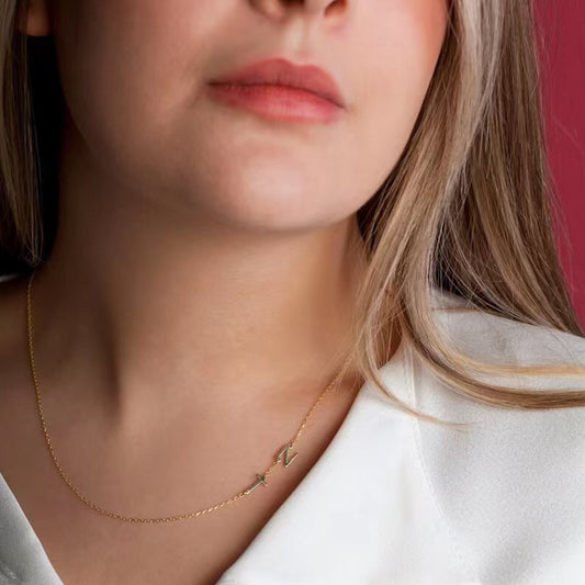 Custom Letter Initial Necklace