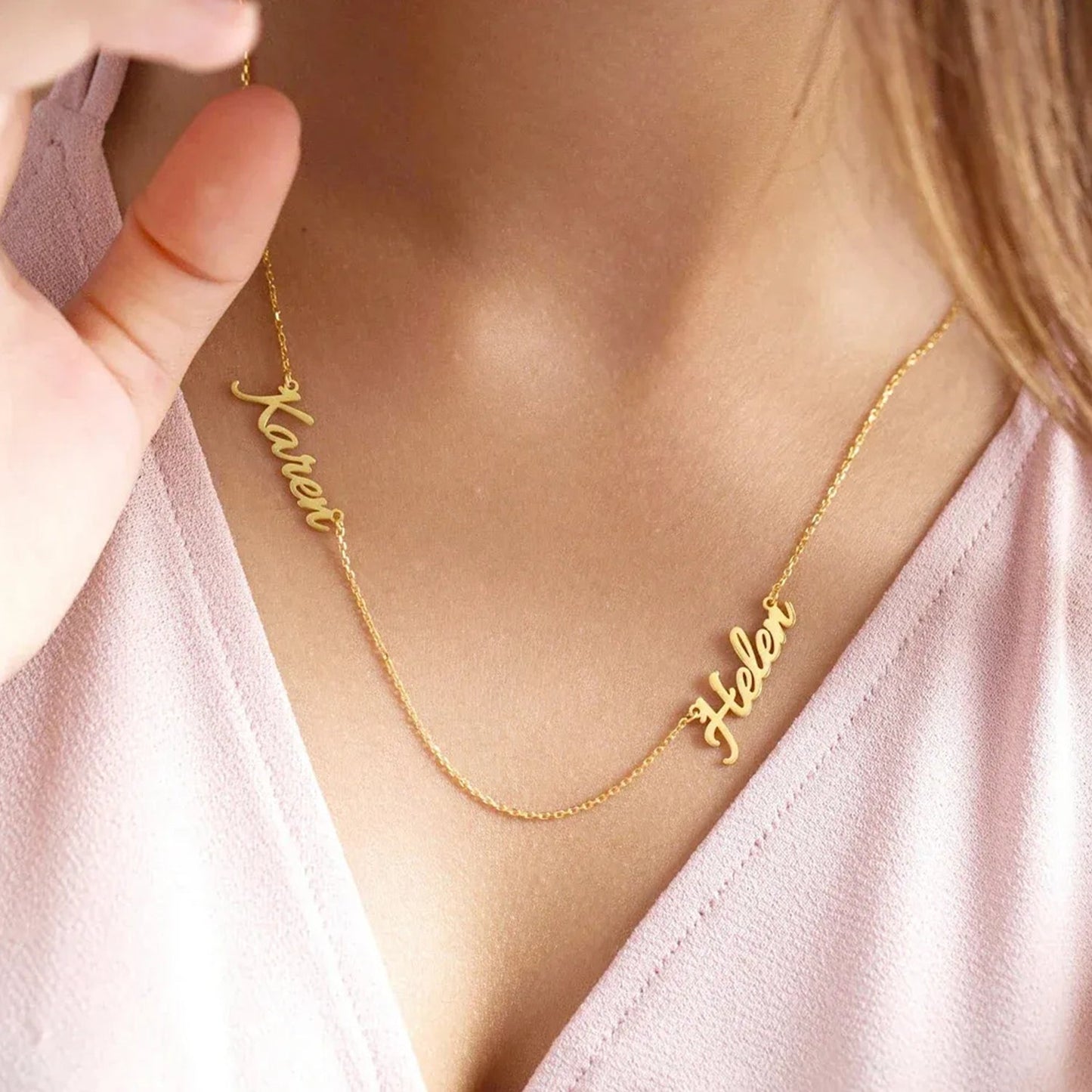 Custom Dainty Name Necklace