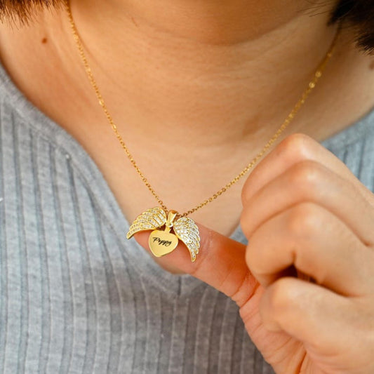 Guardian Angel Wings Necklace