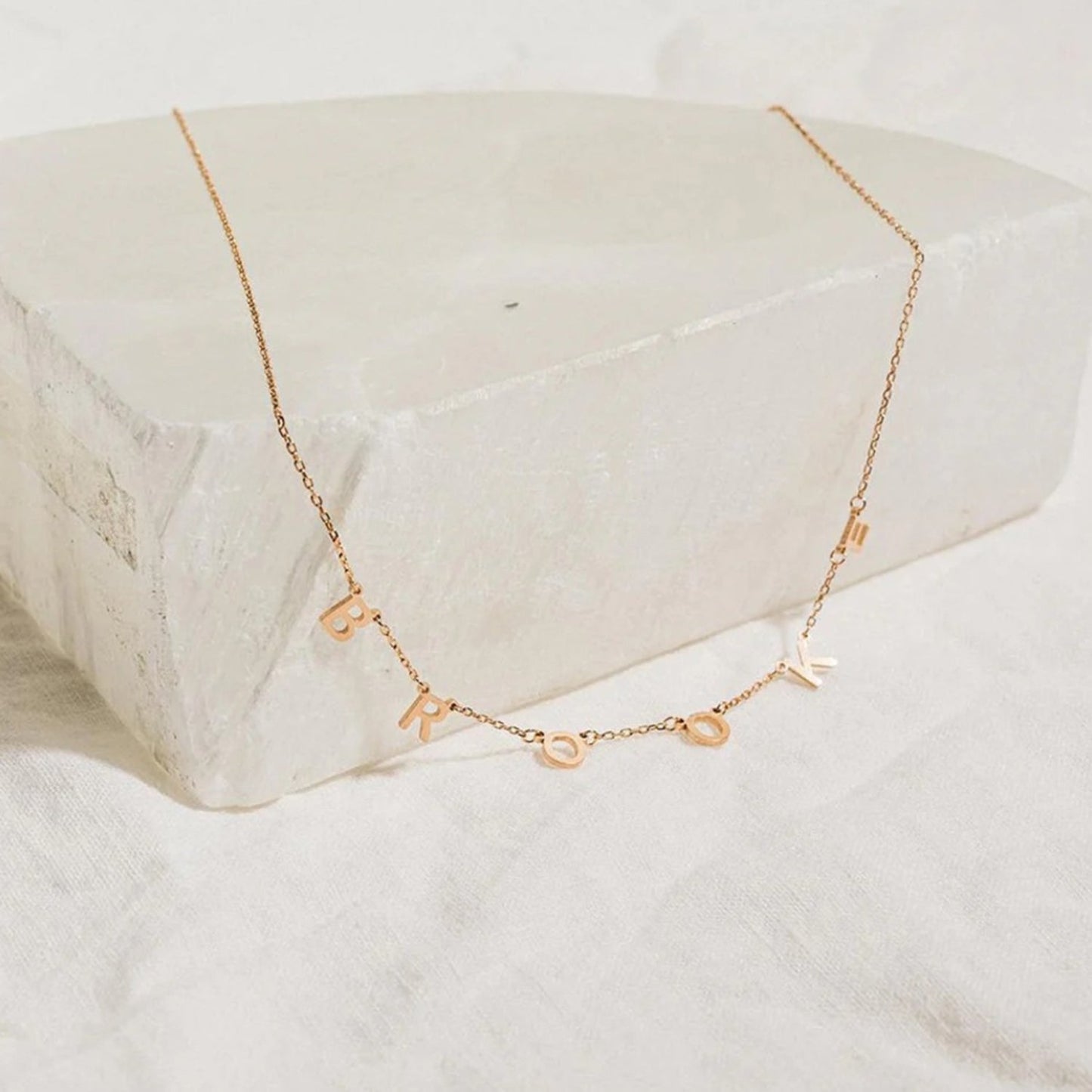 Personalized Engraved Initial Necklace