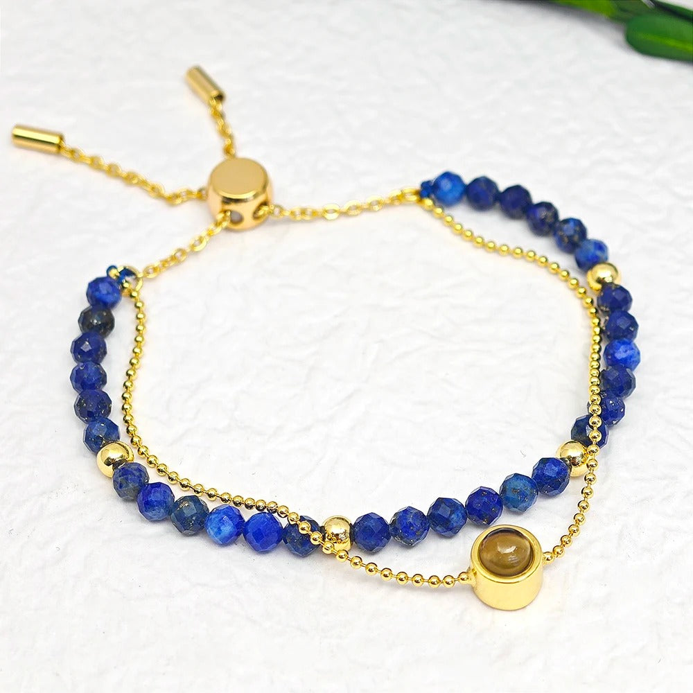 Personalized Crystal Projection Bracelet