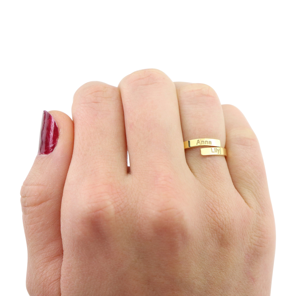 Double Chirographic Name Ring