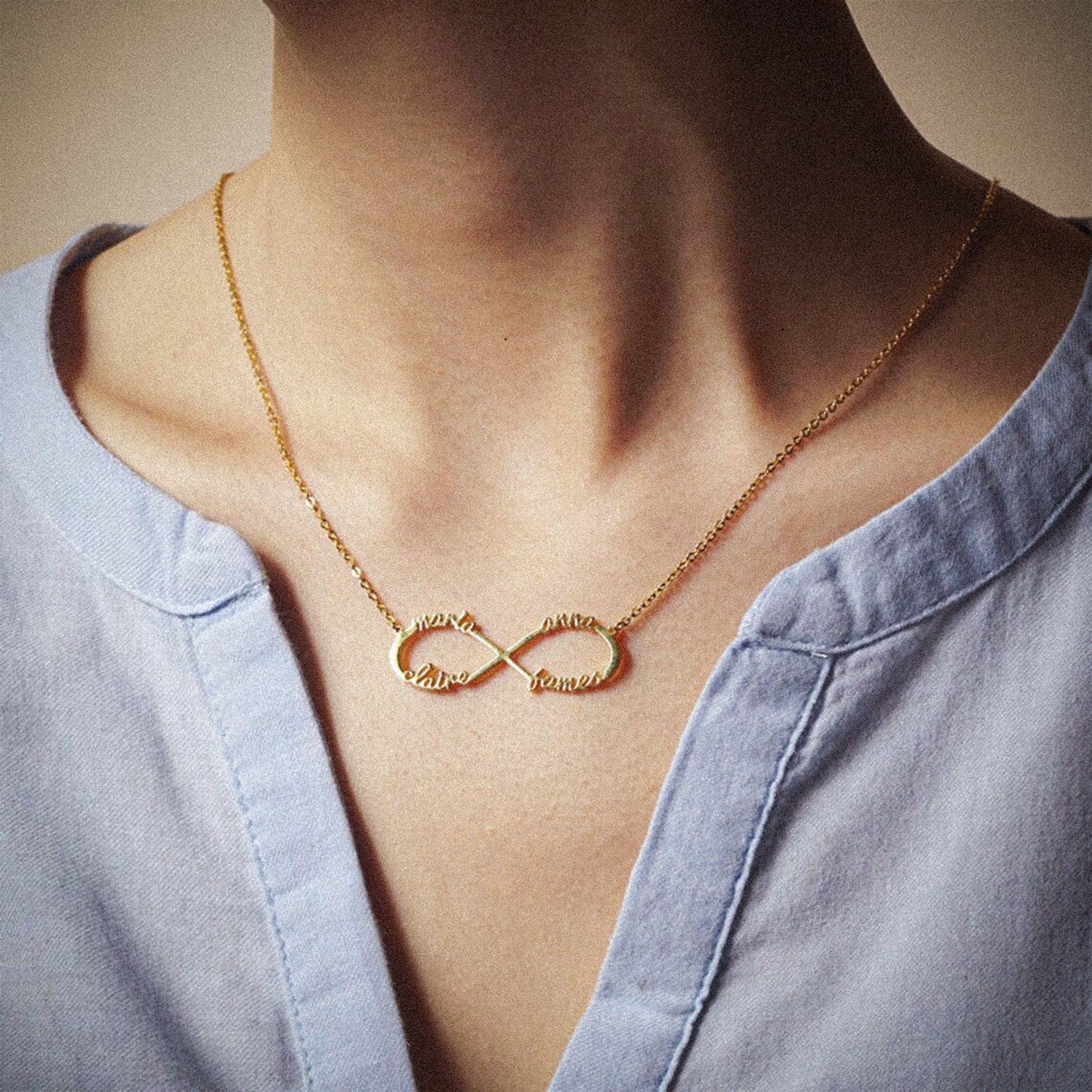 Eternity Love Name Necklace