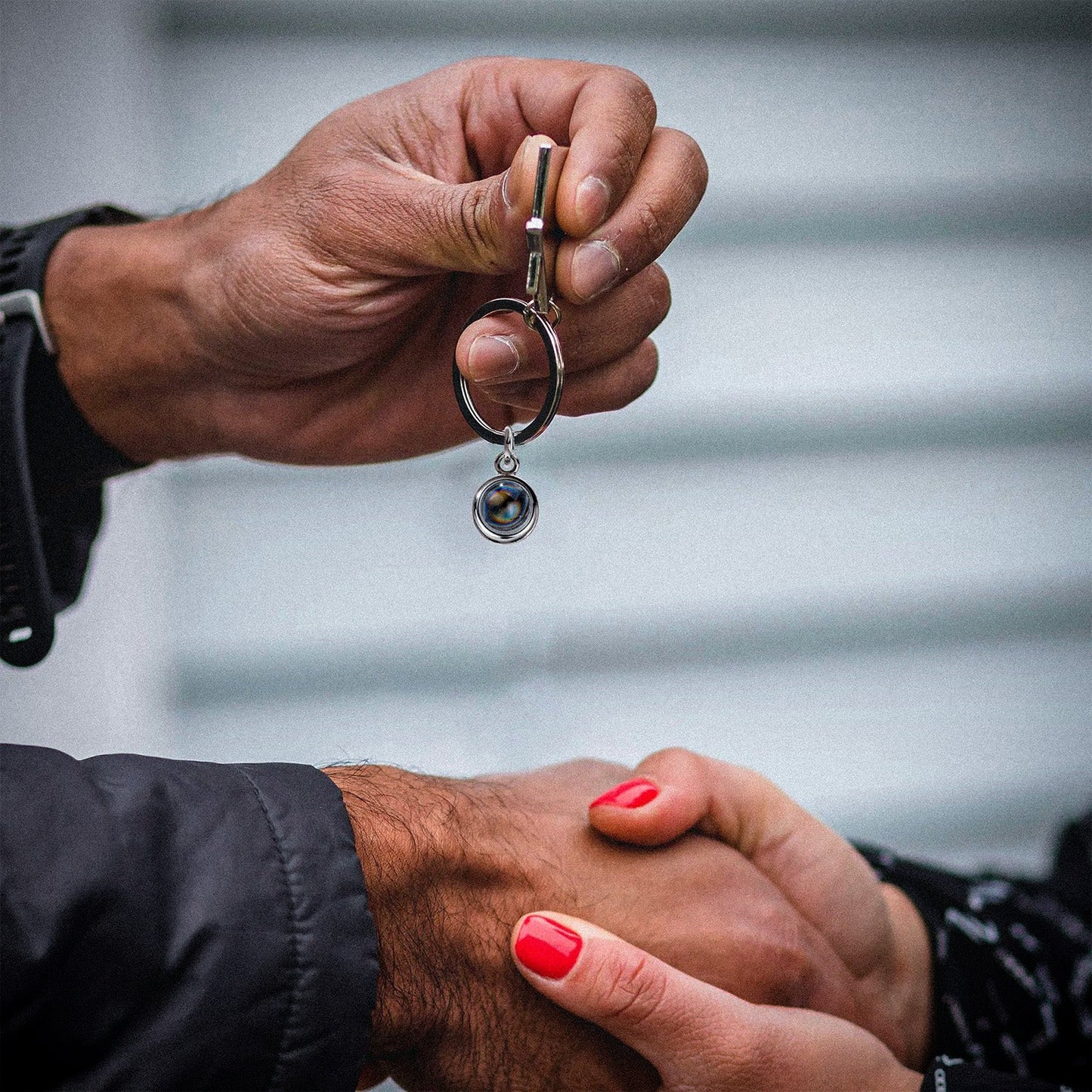 Personalized Projection Keychain