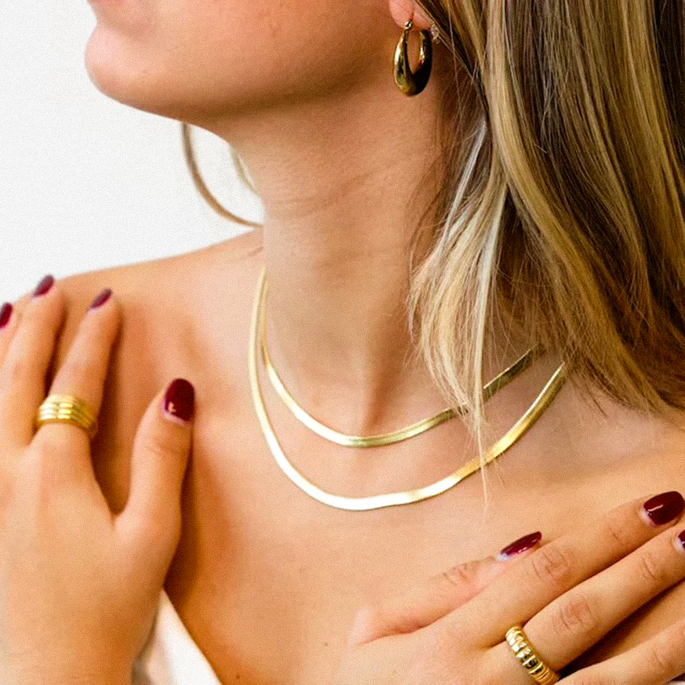 Trendy Herringbone Chain