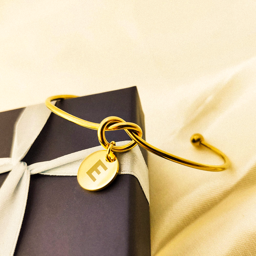 Custom Initial Knot Bracelet