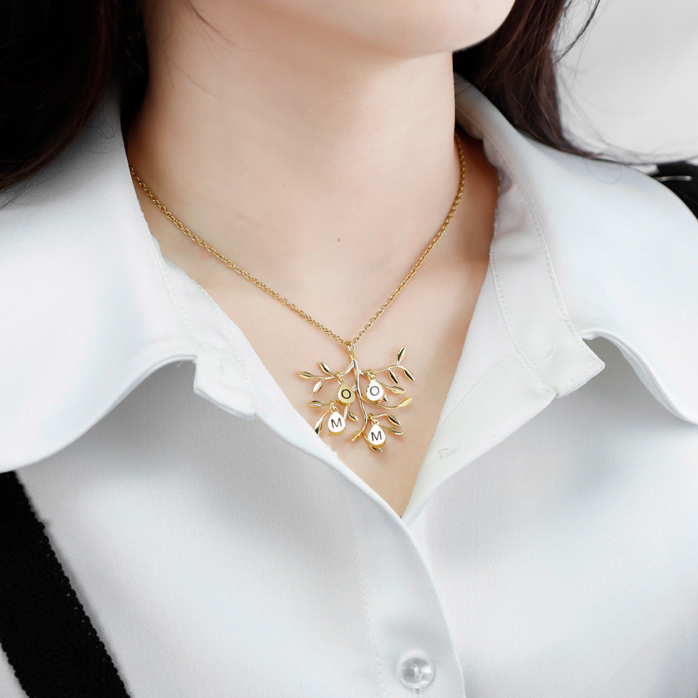 Family Tree Birthstone Necklace