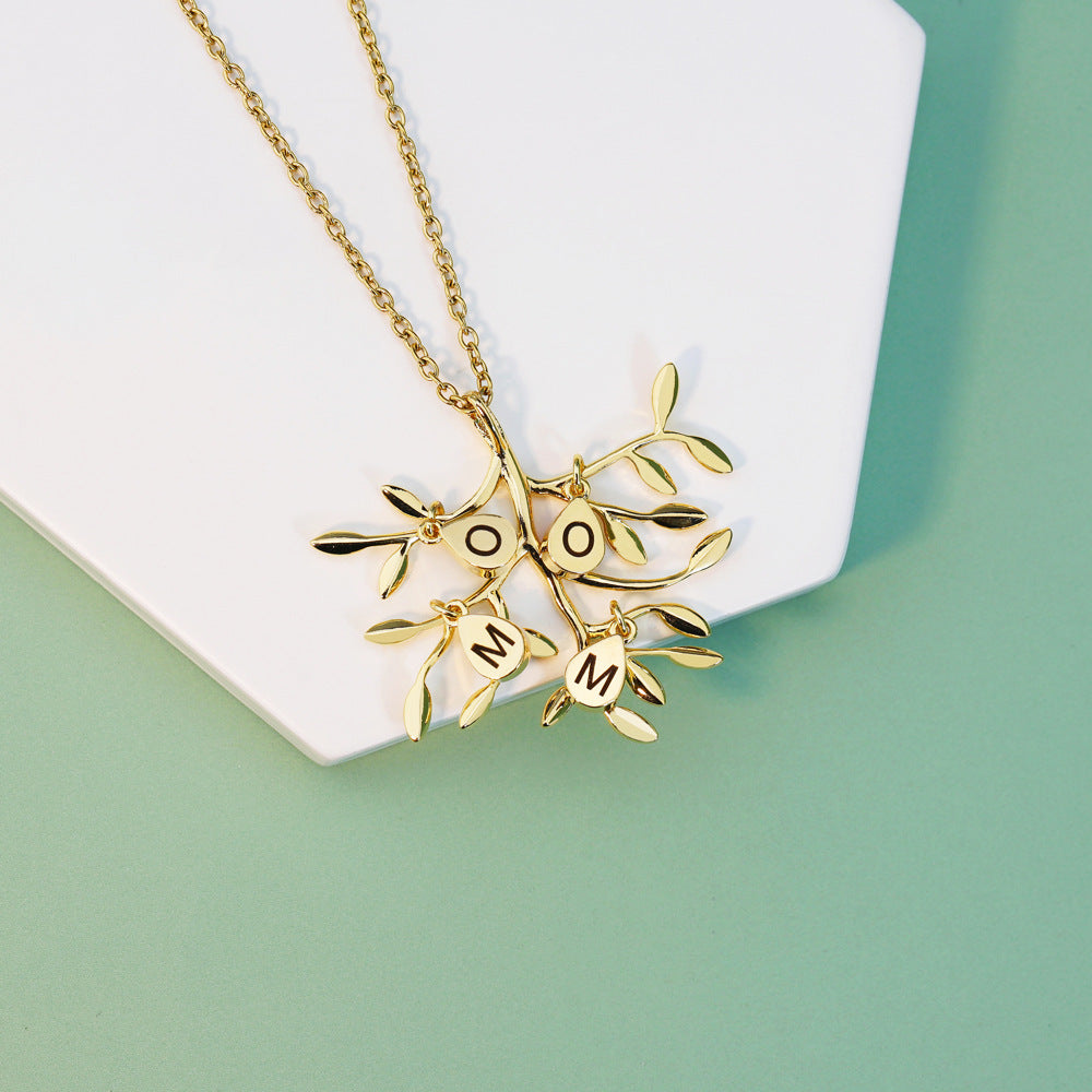 Family Tree Birthstone Necklace