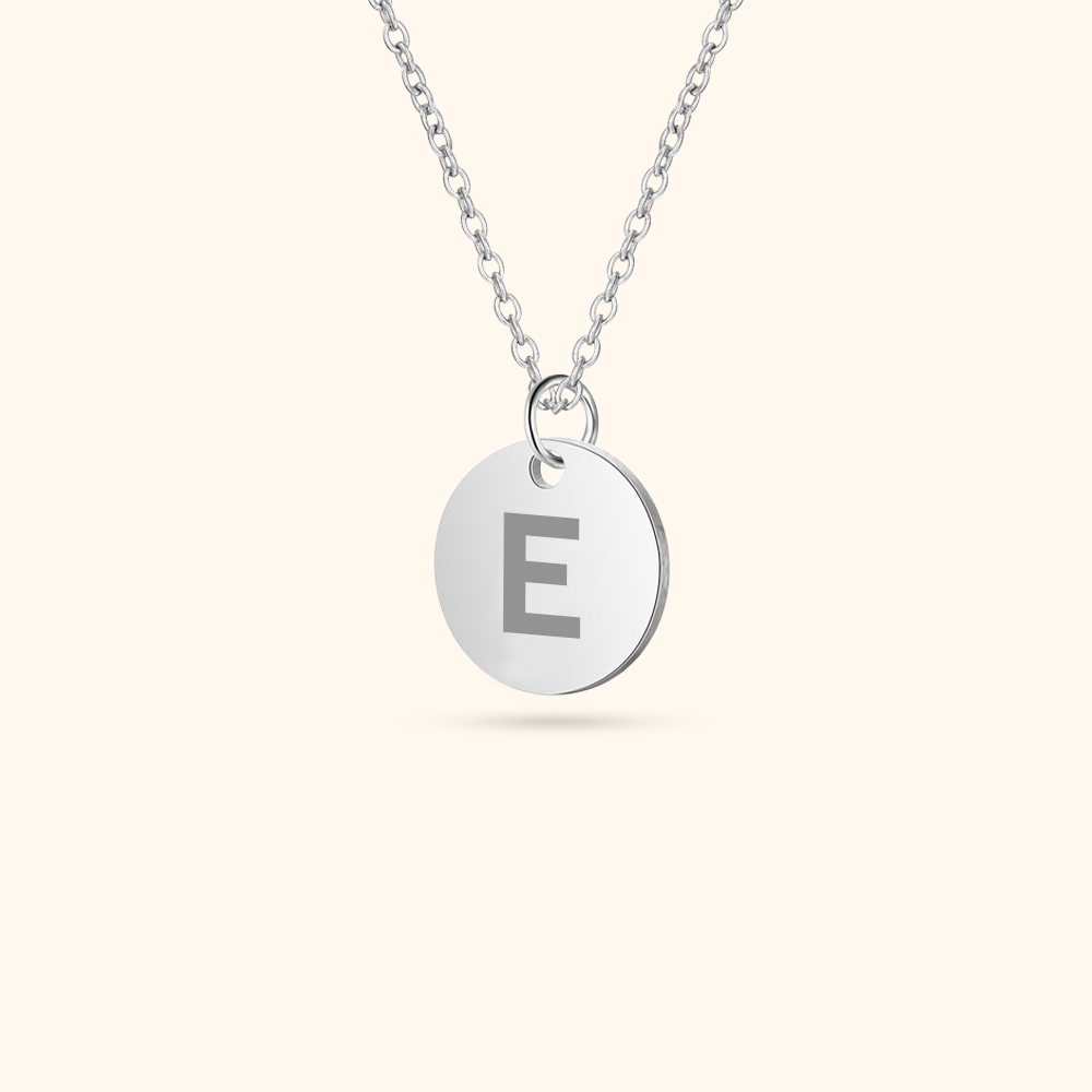 Luxury Initial Coin Necklace