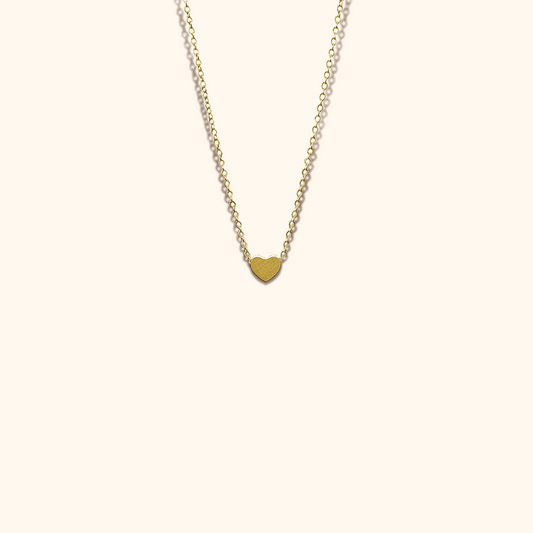 Minimalist Heart Pendant Necklace