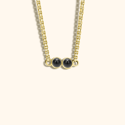 Dual Photo Projection Necklace