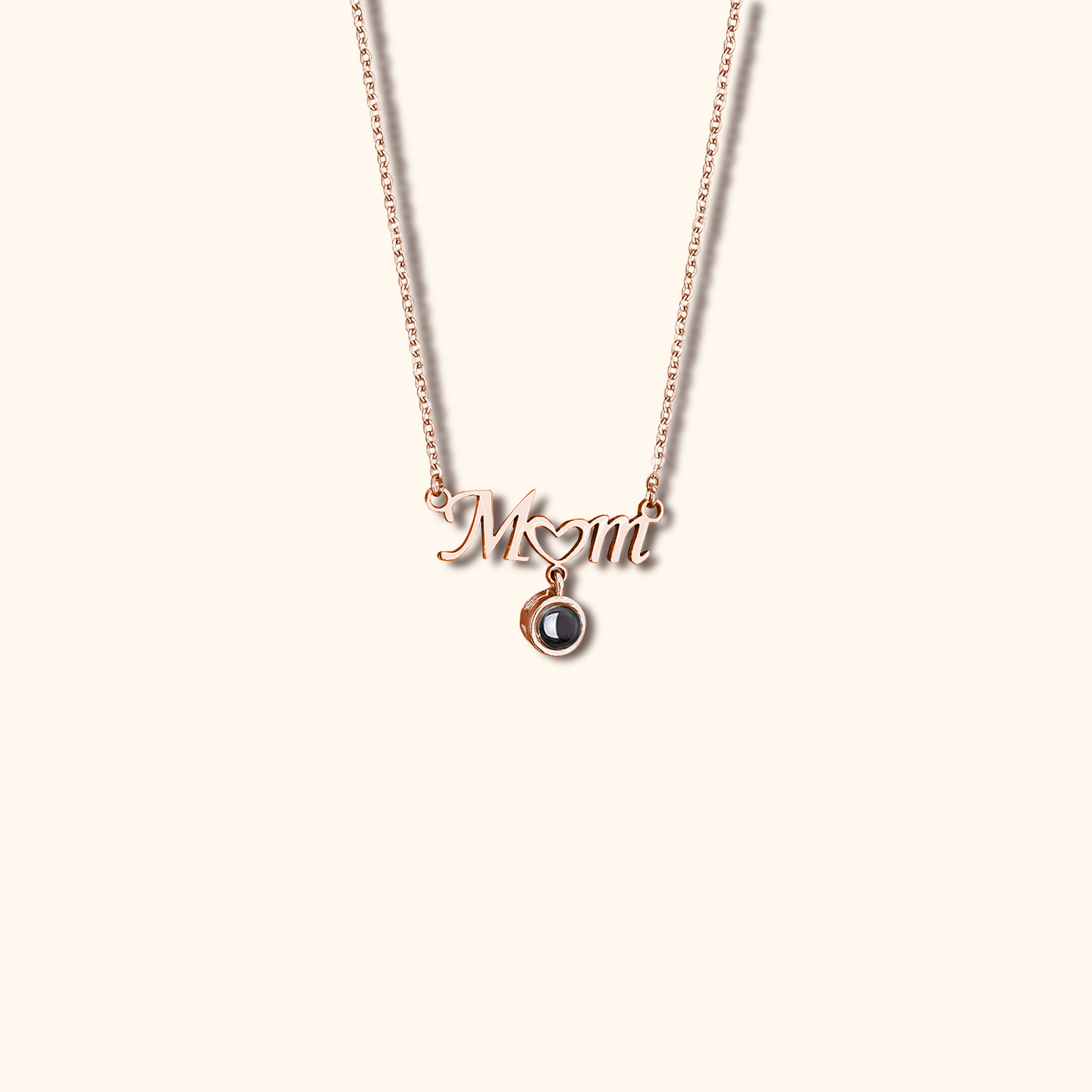 Mom Projection Charm Necklace