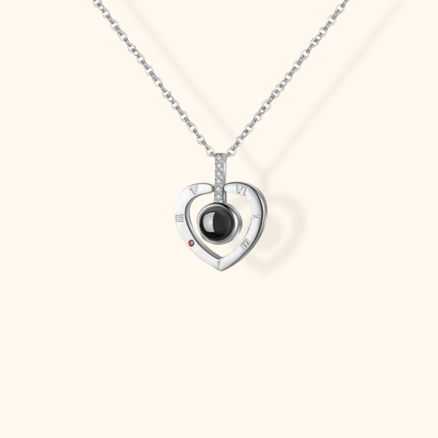 Customizable Baby Projection Charm Necklace