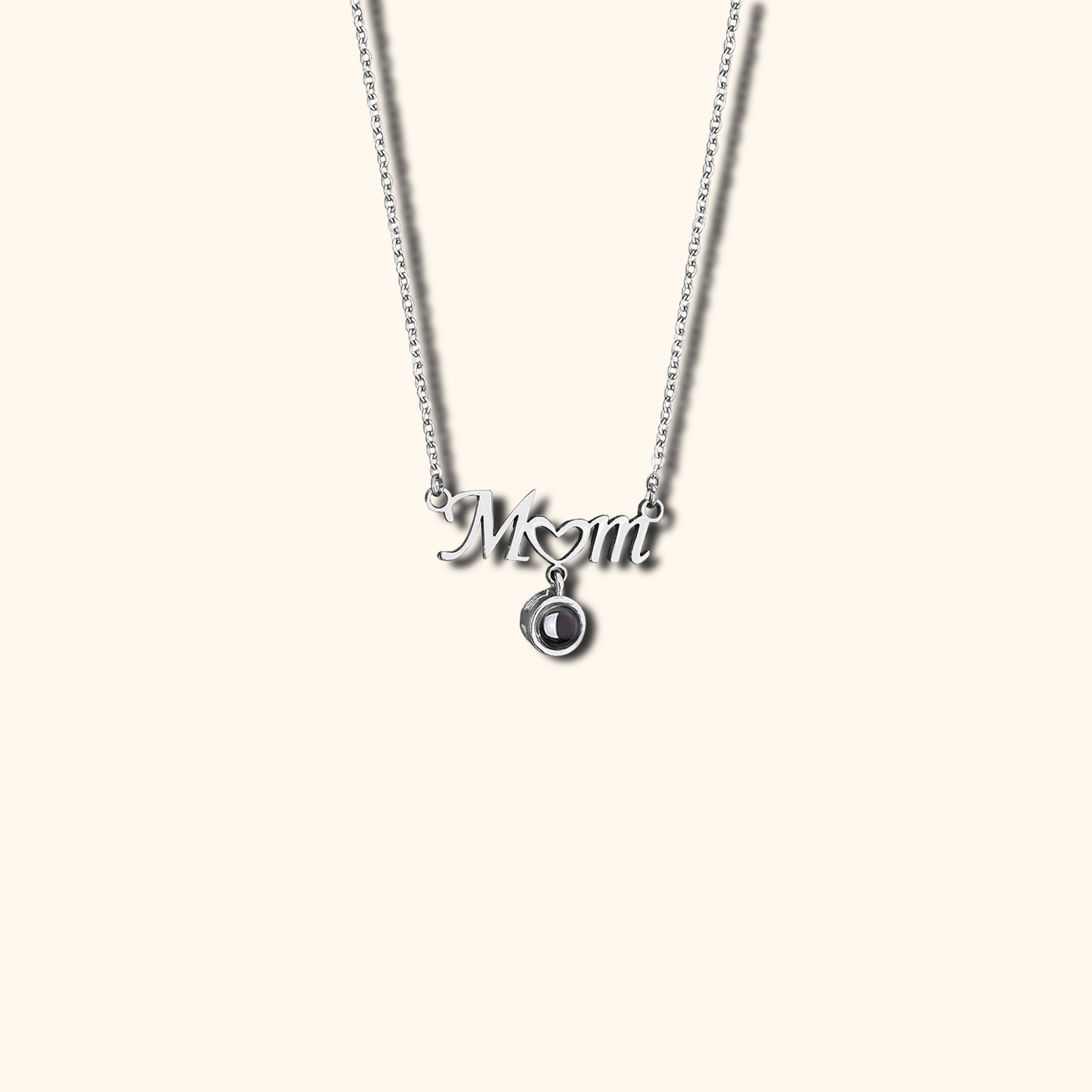 Mom Projection Charm Necklace