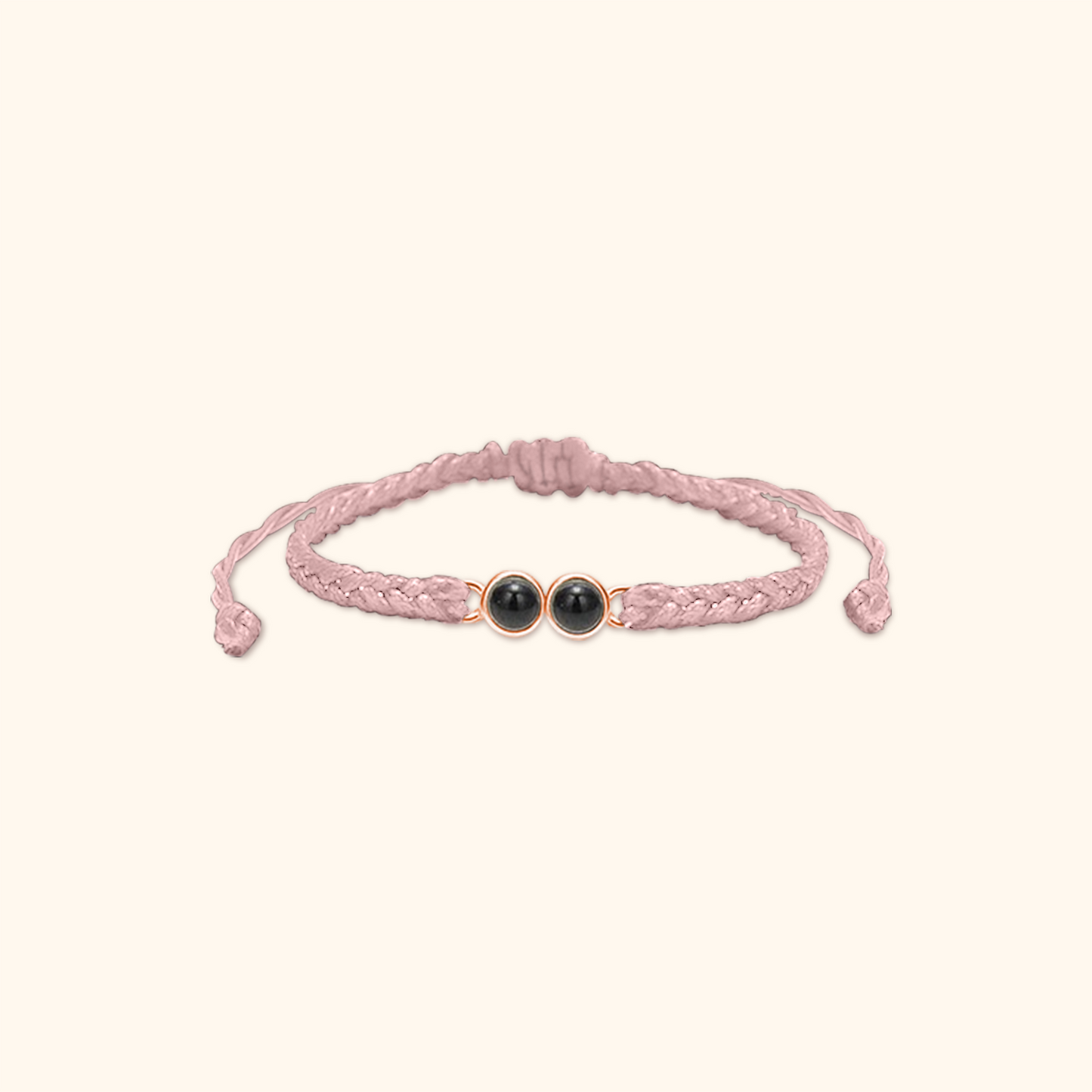 Double Projection Photo Charm Bracelet