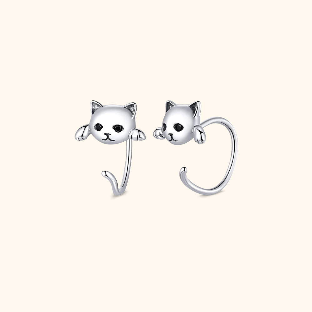 Small Cat Earrings
