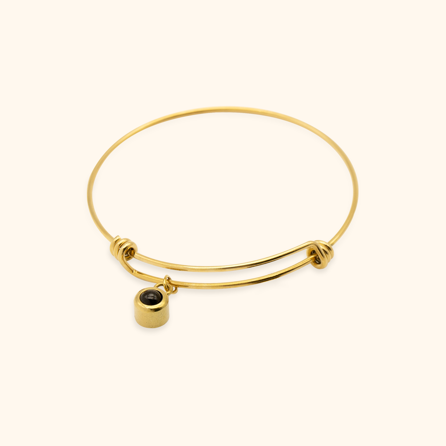 Personalized Name Charm Photo Projection Bracelet