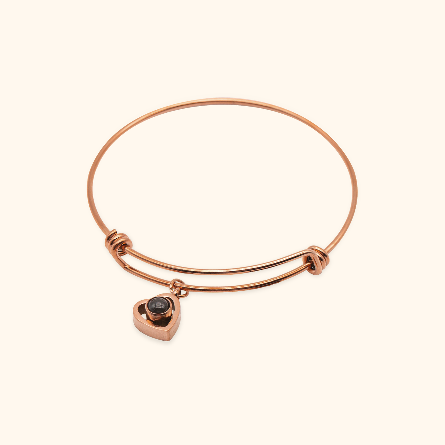 Personalized Name Charm Photo Projection Bracelet