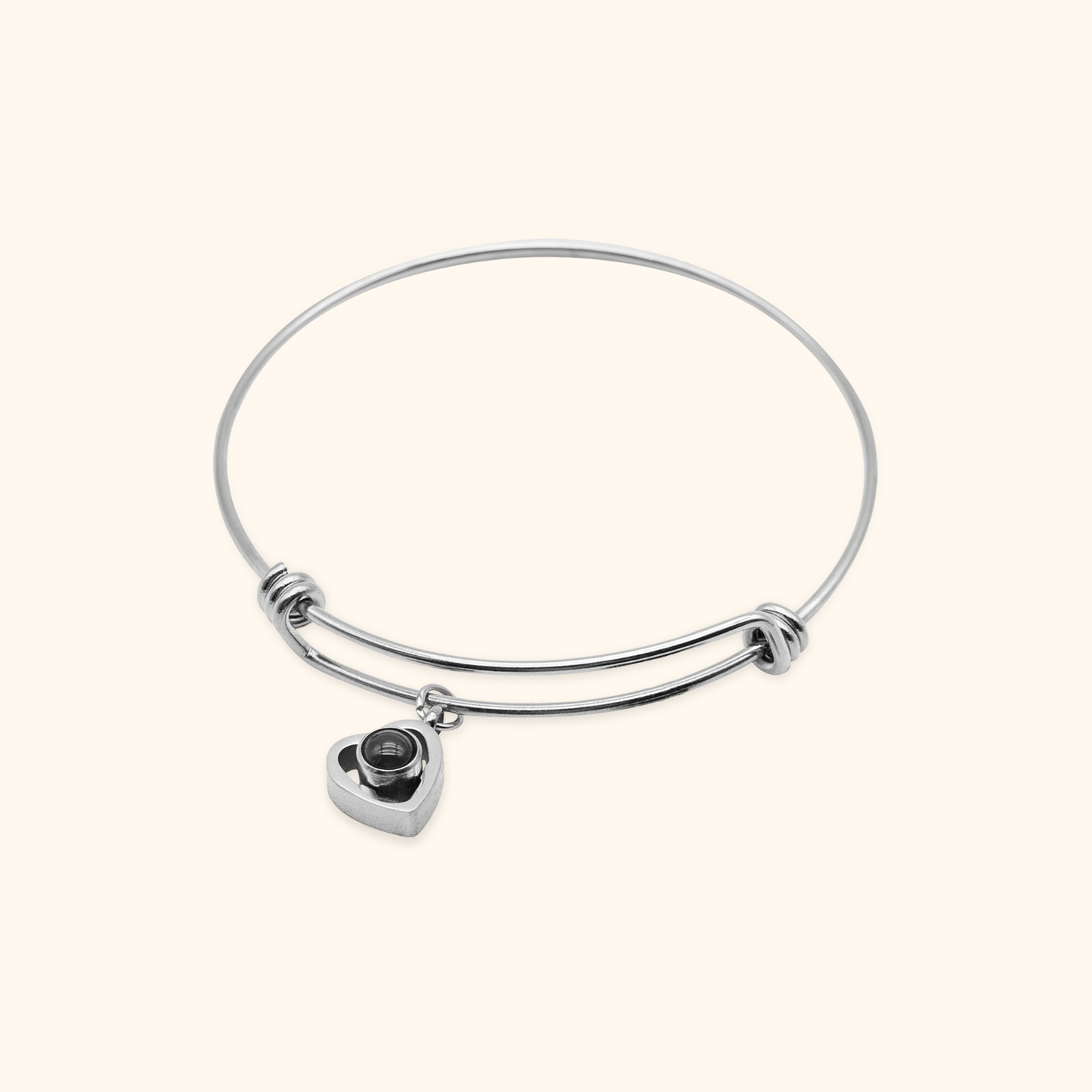 Personalized Name Charm Photo Projection Bracelet