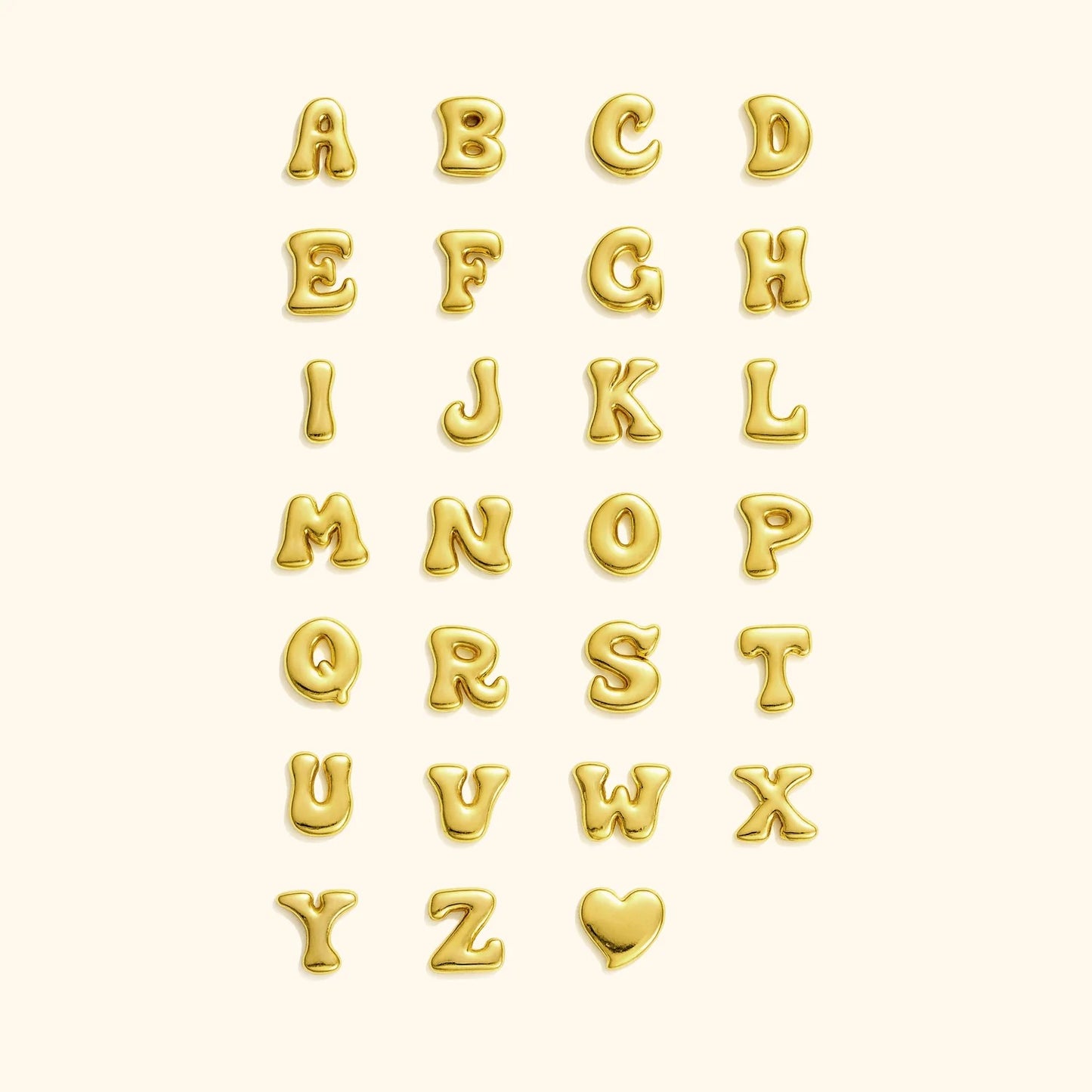 Bubble Letter Name Bracelet