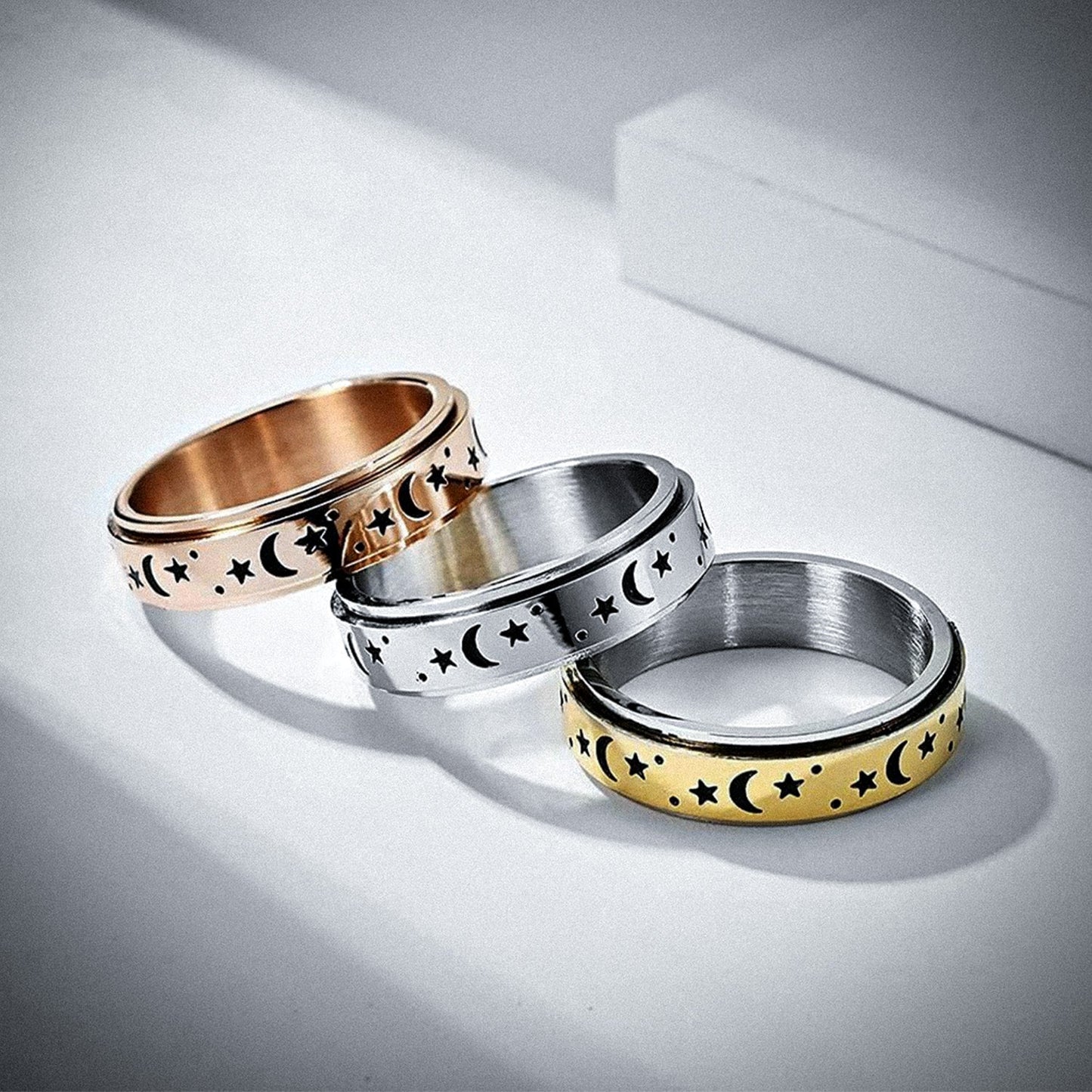 Anti-Stress Fidget Spin Ring