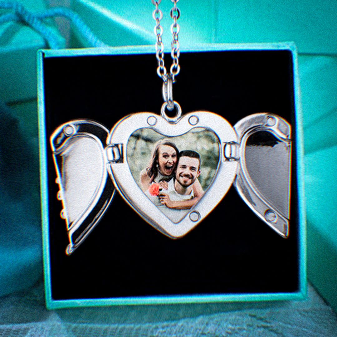 Photo Heart Necklace