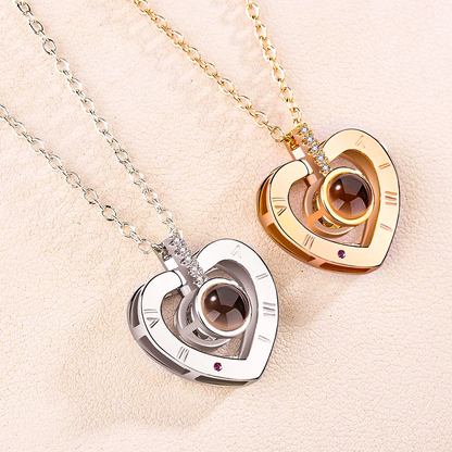 Customizable Baby Projection Charm Necklace