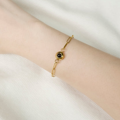 Elegant Link Chain Projection Bracelet